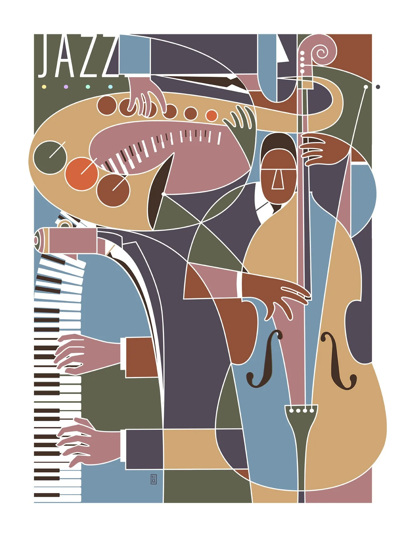 4g. Jazz/giclee print