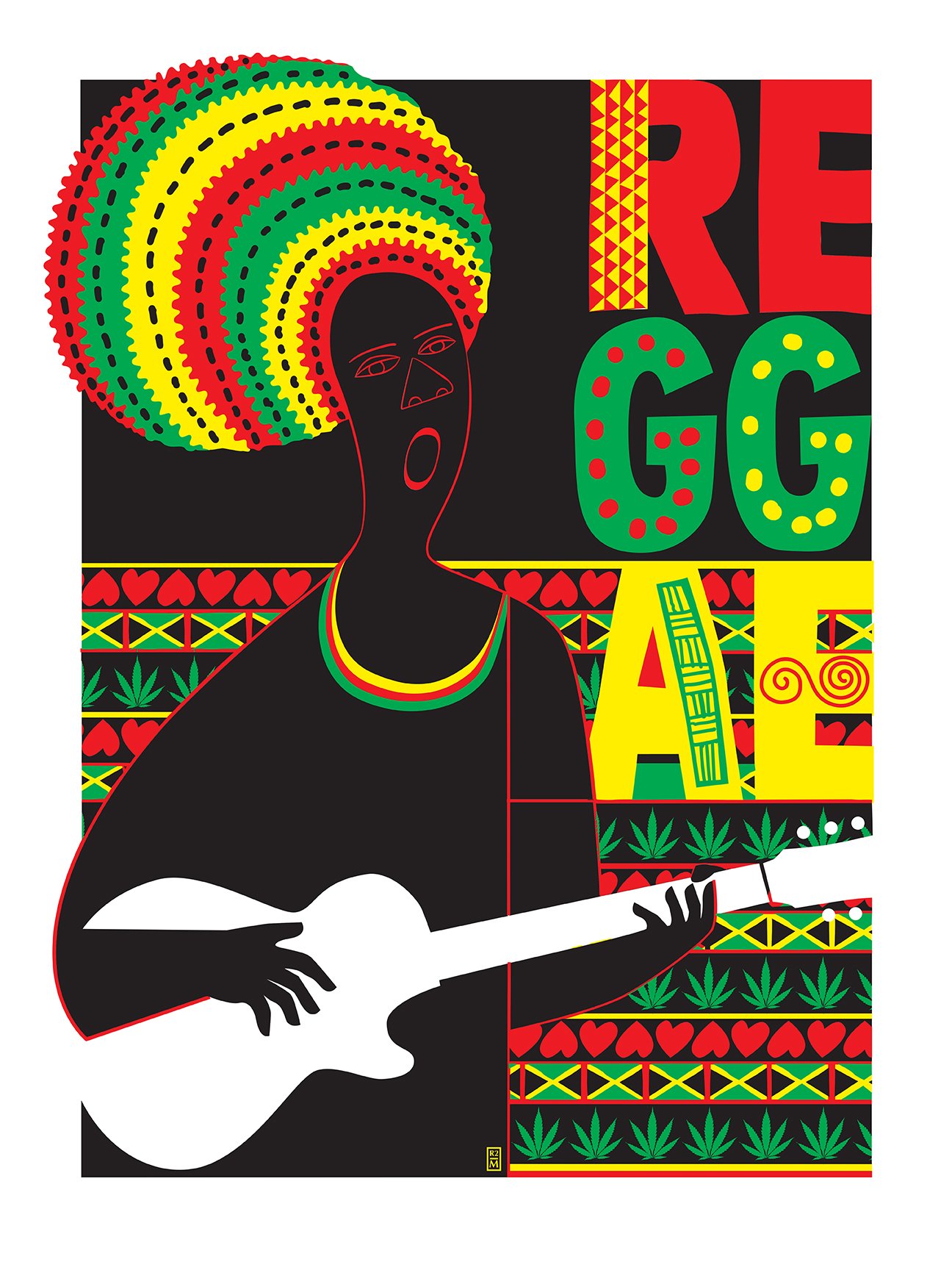 8g. Reggae/giclee print