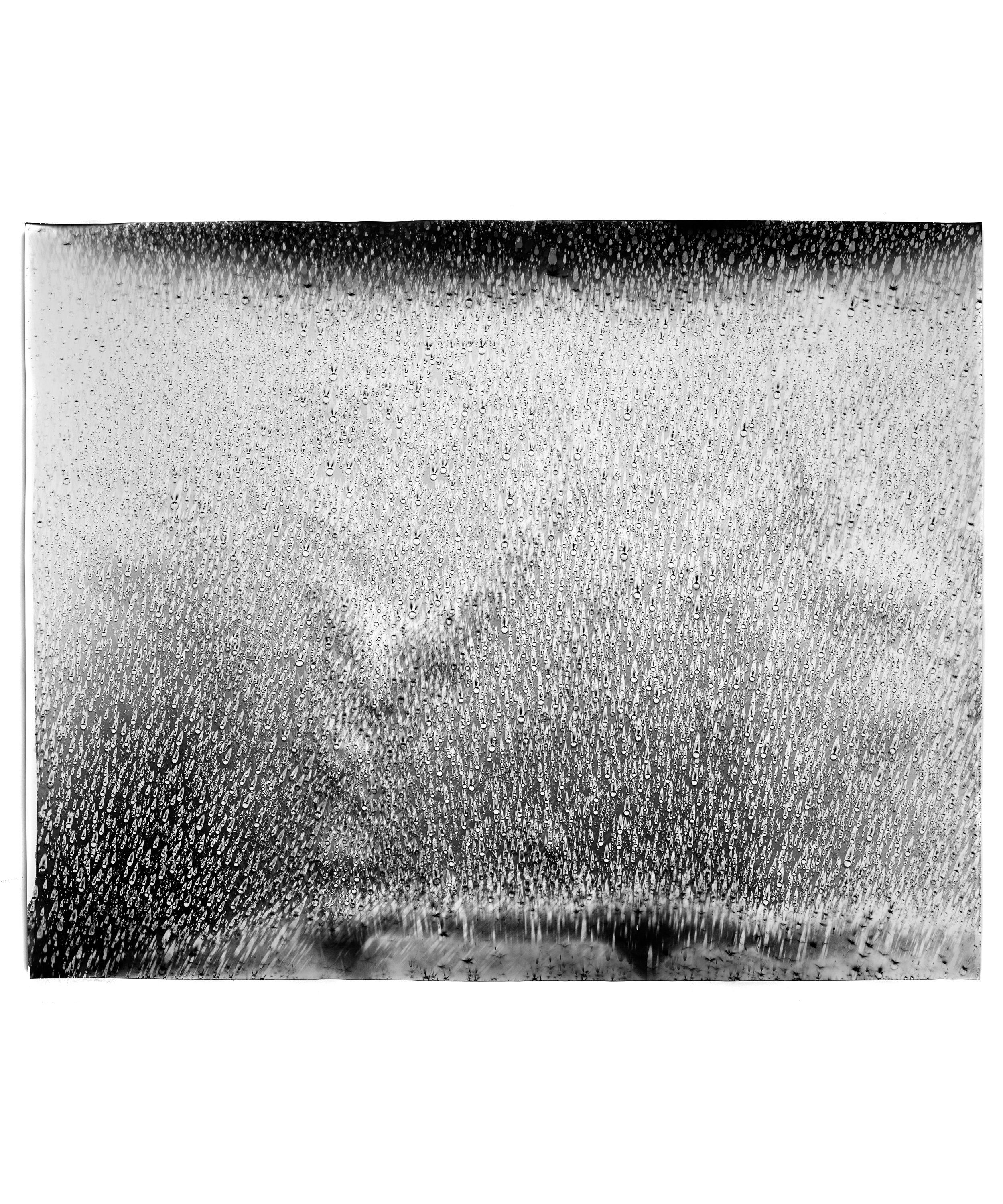   Rainstorm 8  Silver gelatin photogram 34 x 42 in 