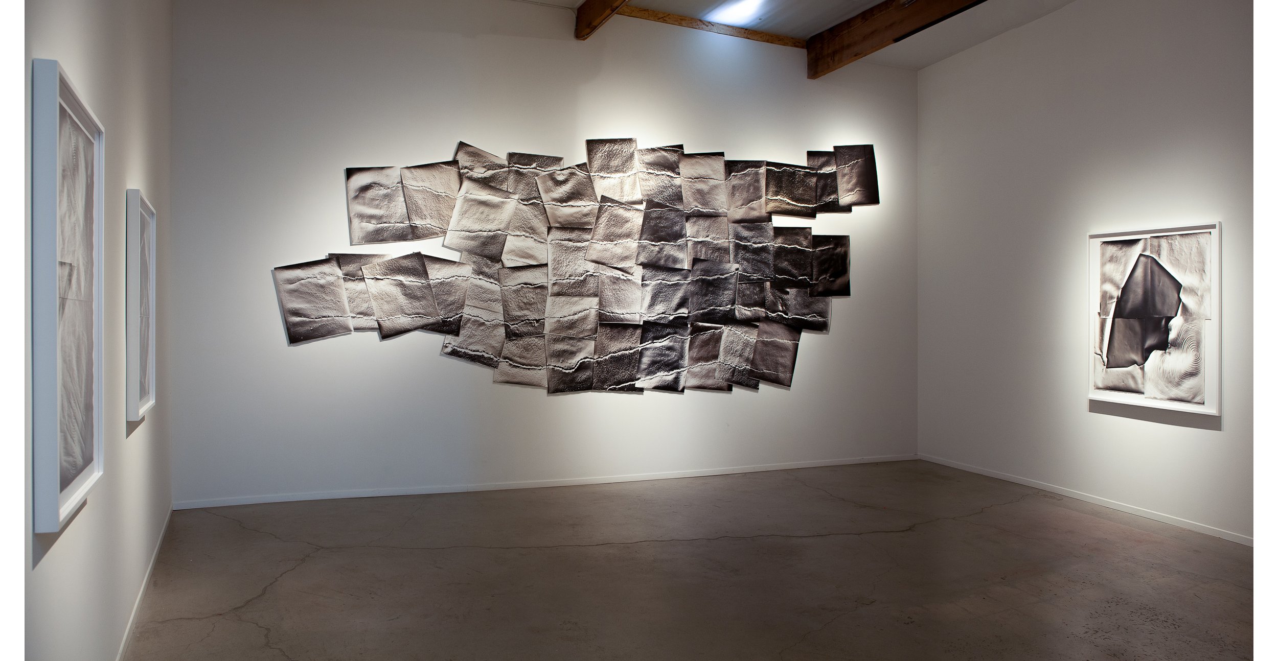  Installation view of  The Weeping Rocks  at Von Lintel Gallery, 2016 