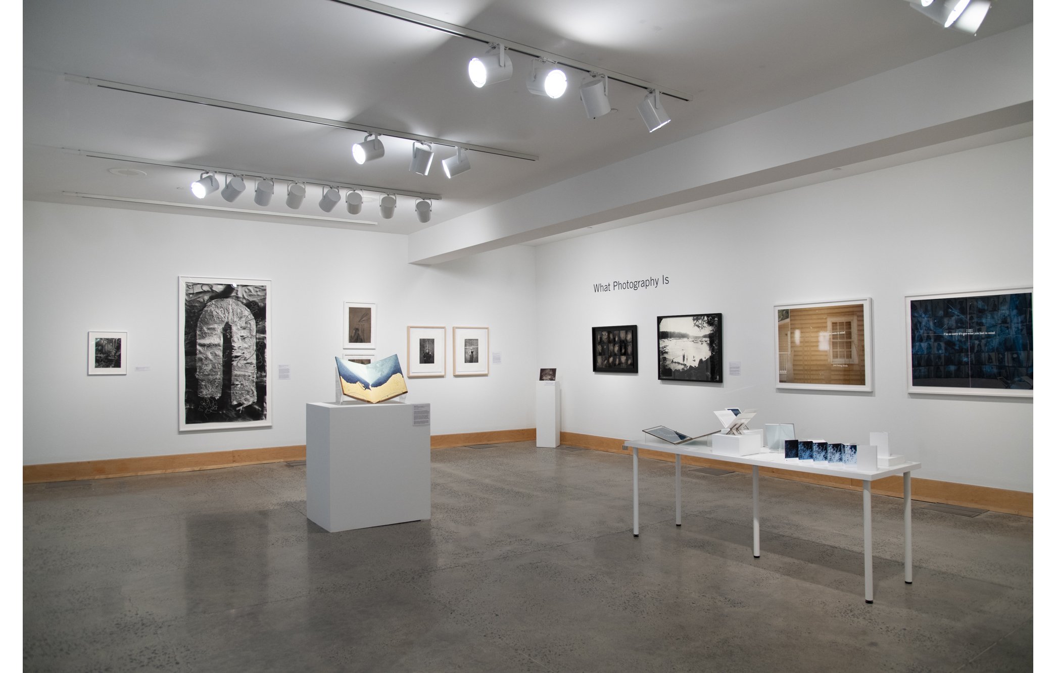  Installation view of  What Photography Is , group exhibition at the Eleanor D. Wilson Museum at Hollins University ,  2022 