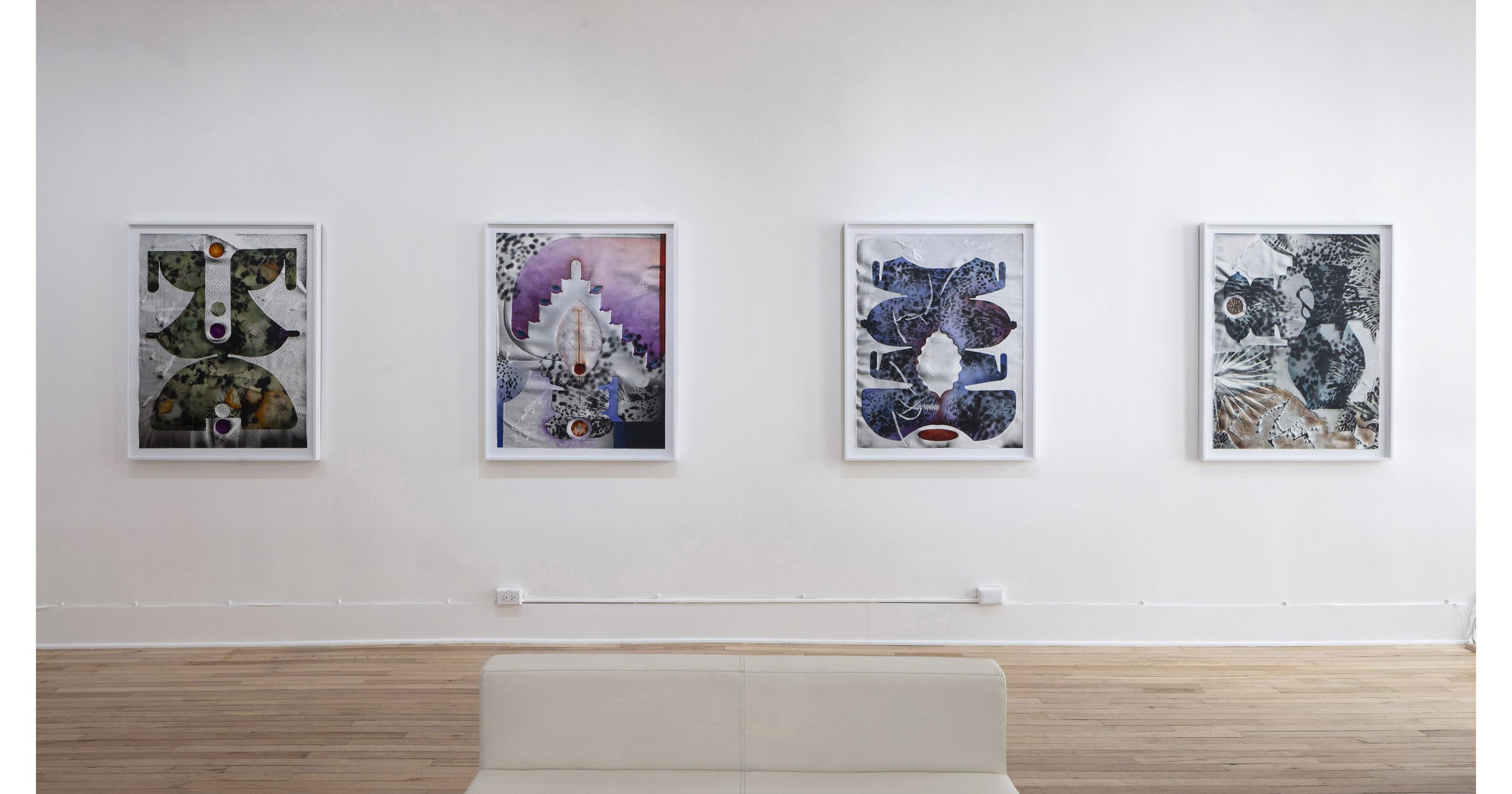  Installation view of  Vessel,  two-person exhibition at EUQINOM Gallery, 2023 