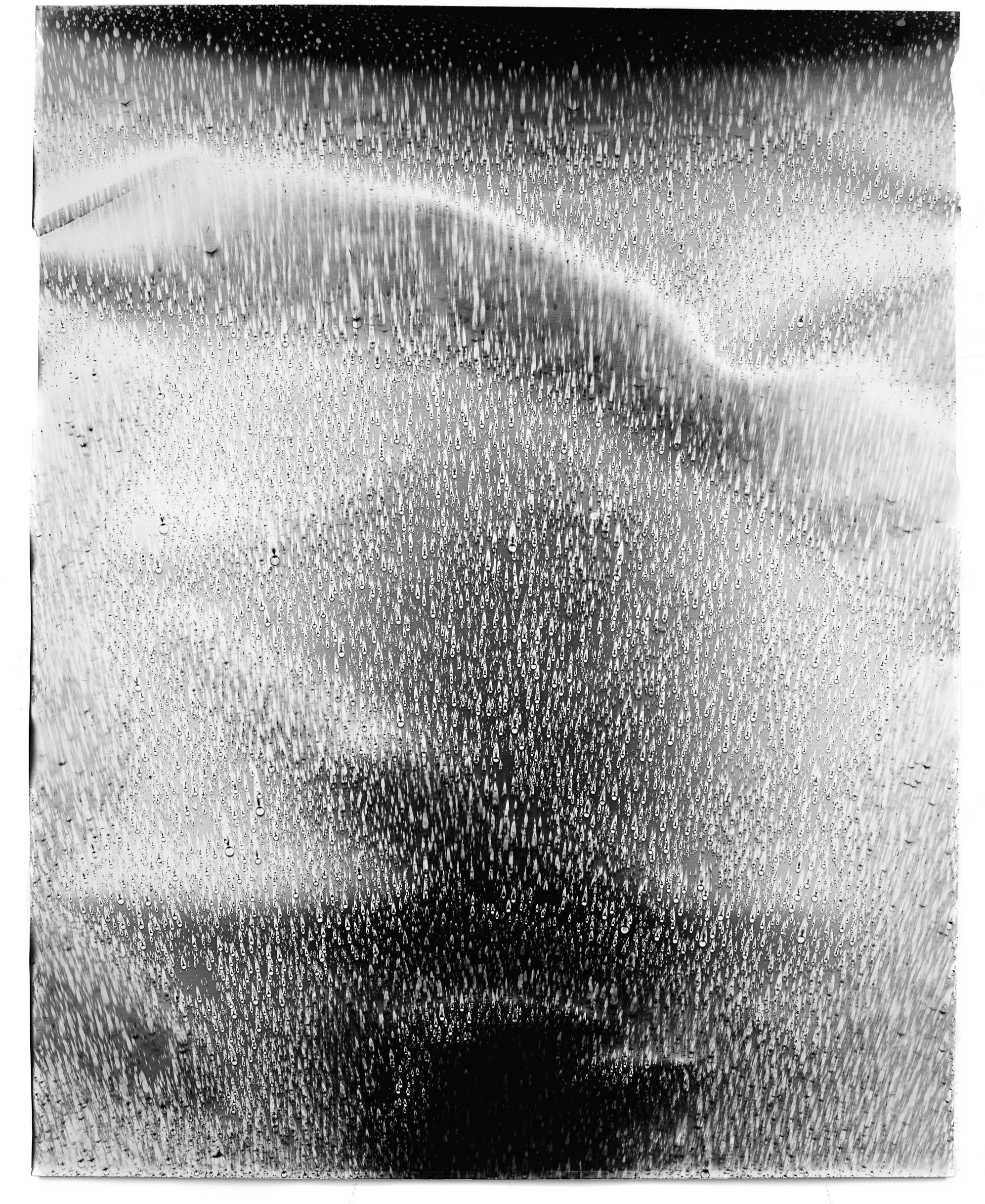  Rainstorm 6,  2014 Silver gelatin photogram 42 x 34 in 