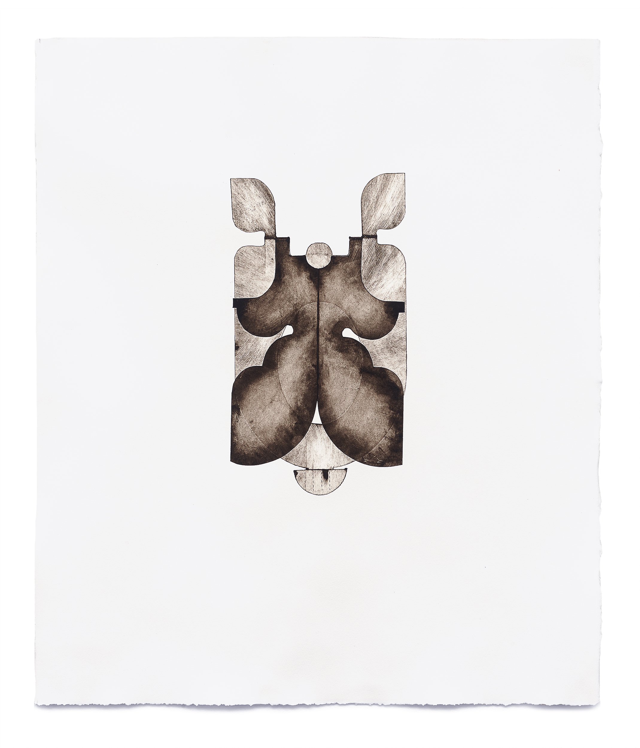   Untitled 10,  2024   Intaglio print (oil-based ink on rag-paper) Edition variée of 3 25 x 21 in 