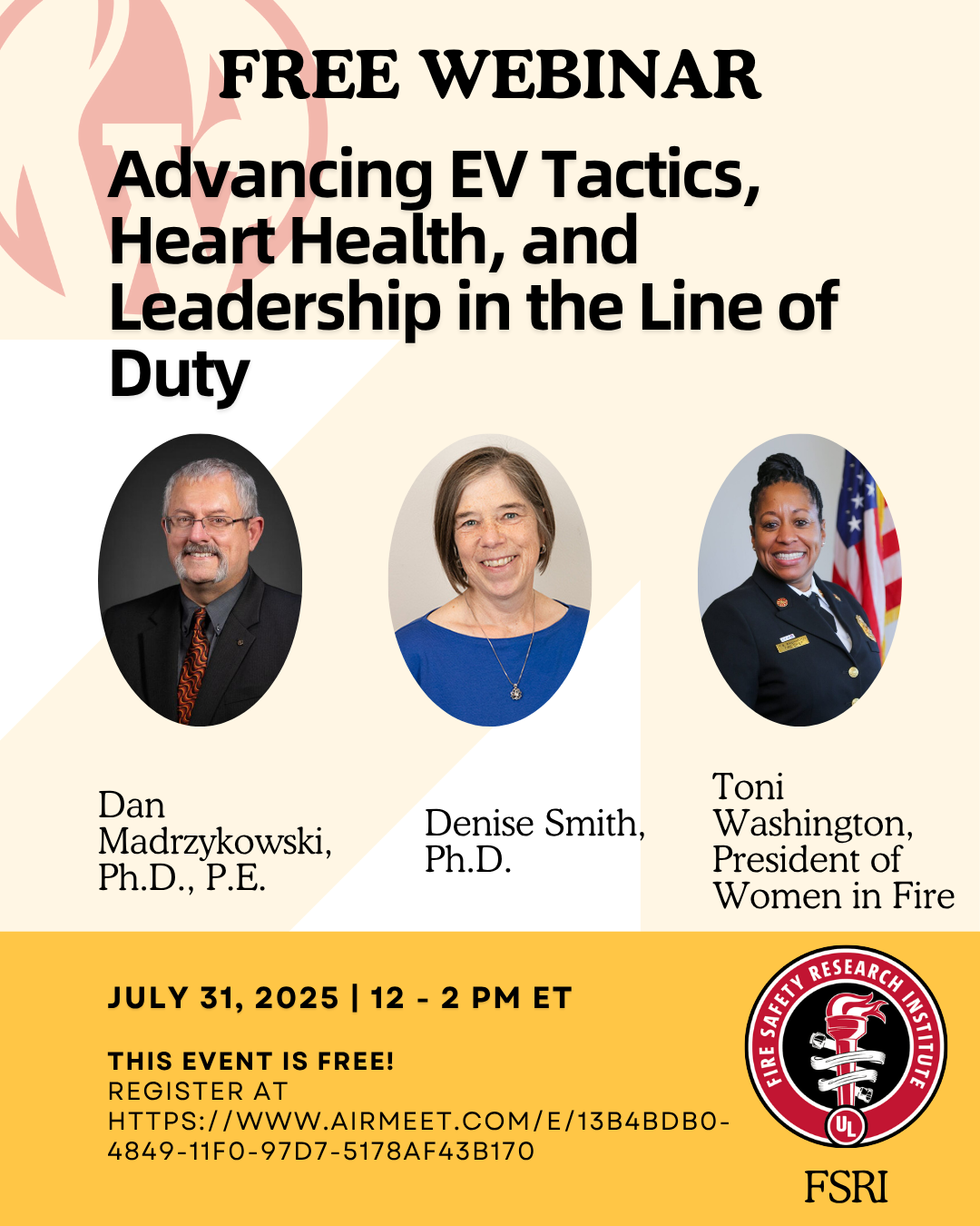 Free Webinar: Advancing Lithium-Ion Battery Awareness, Heart Health, and Leadership in the Line of Duty