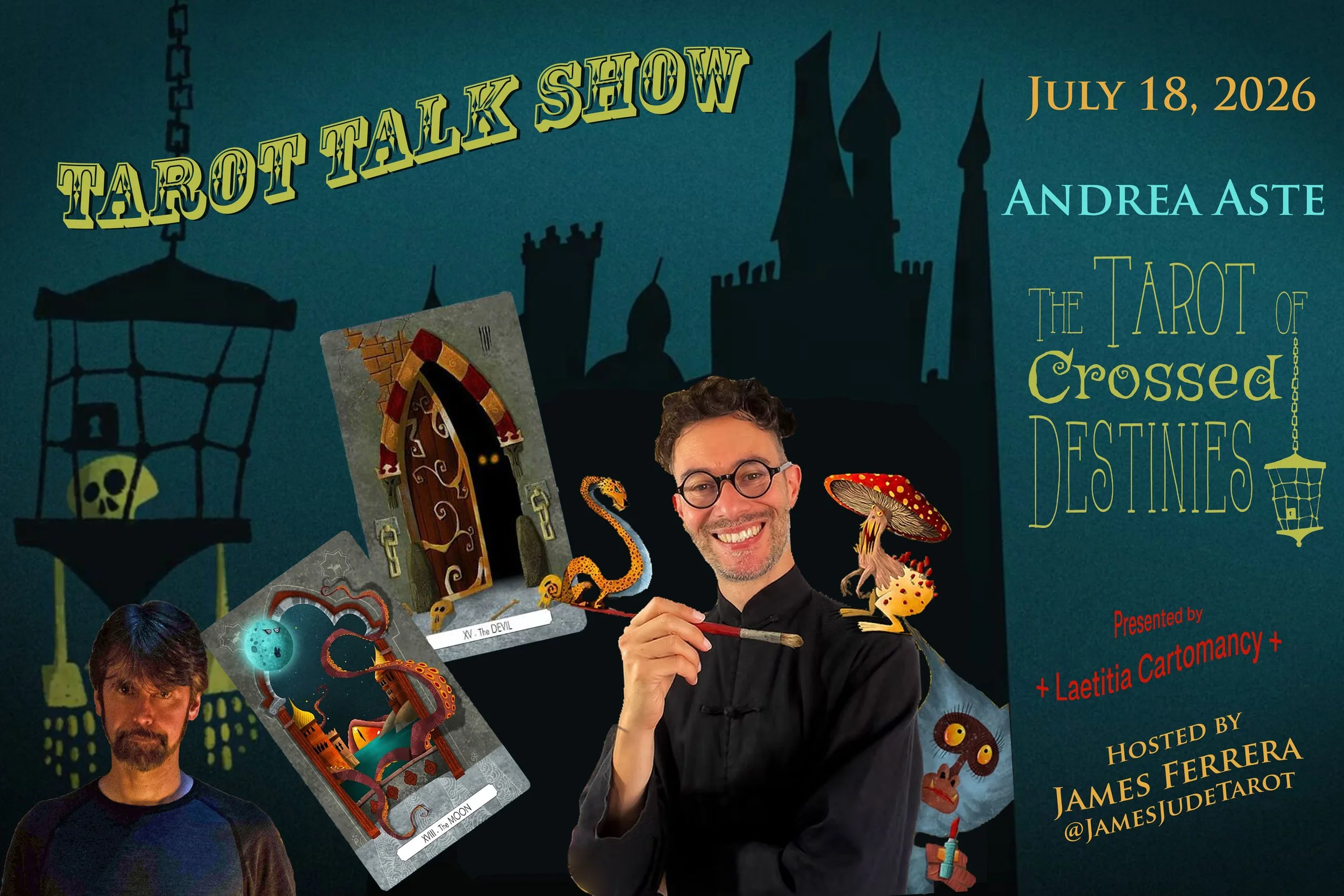 Tarot Talk Show with Andrea Aste - The Tarot of Crossed Destinies