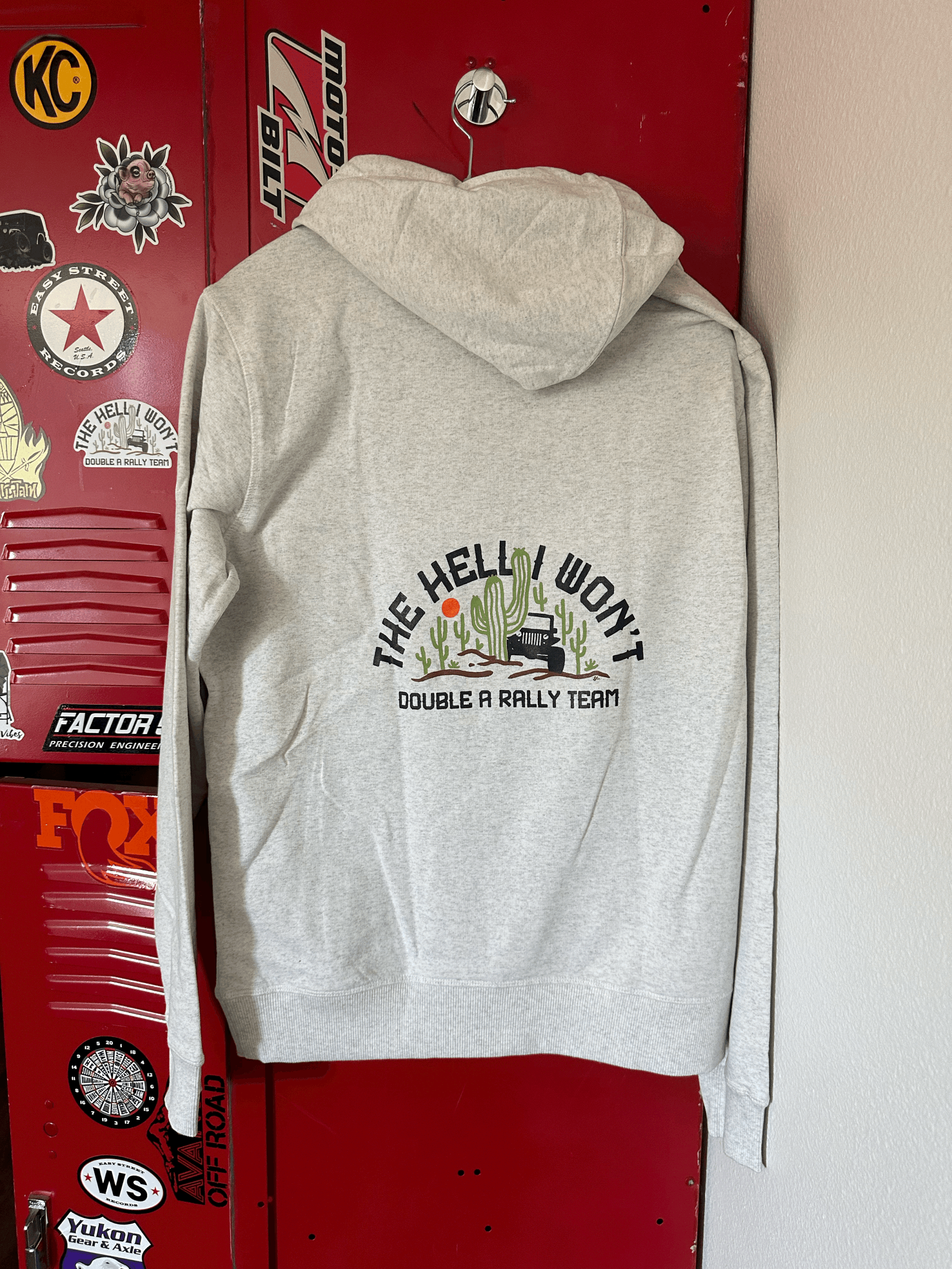 Unisex Double A Rally Team Zip-up Hoodie