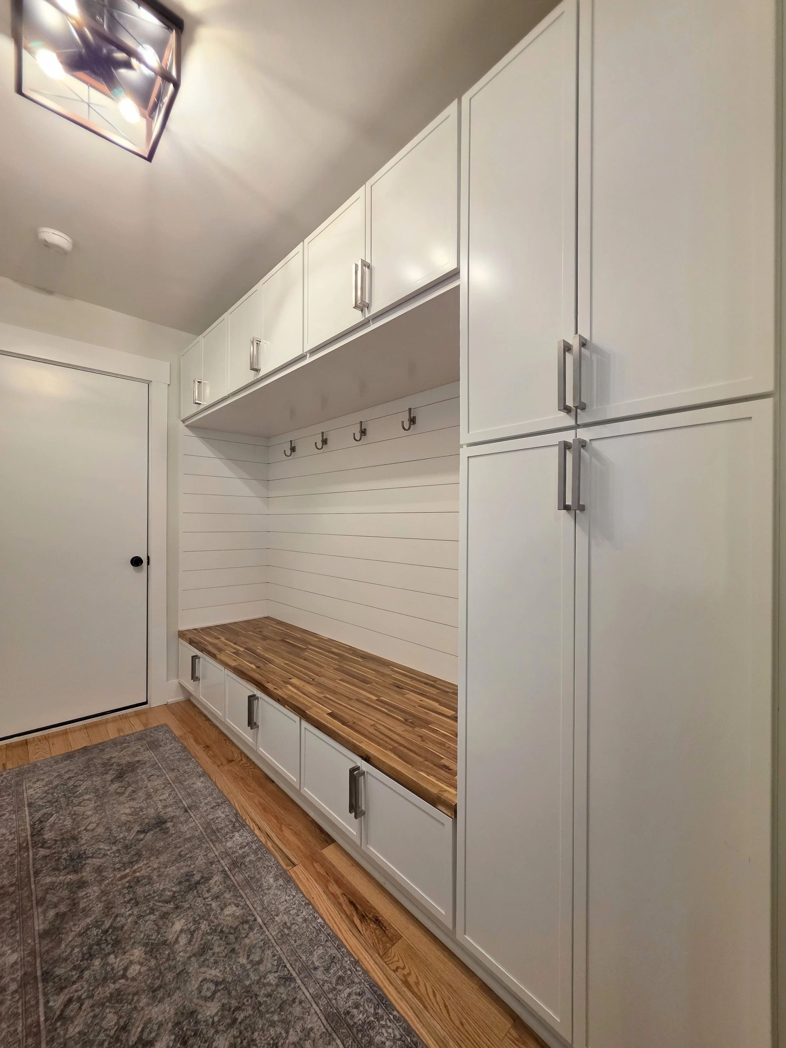 Katie & Kyle's Hallway To Mudroom Conversion