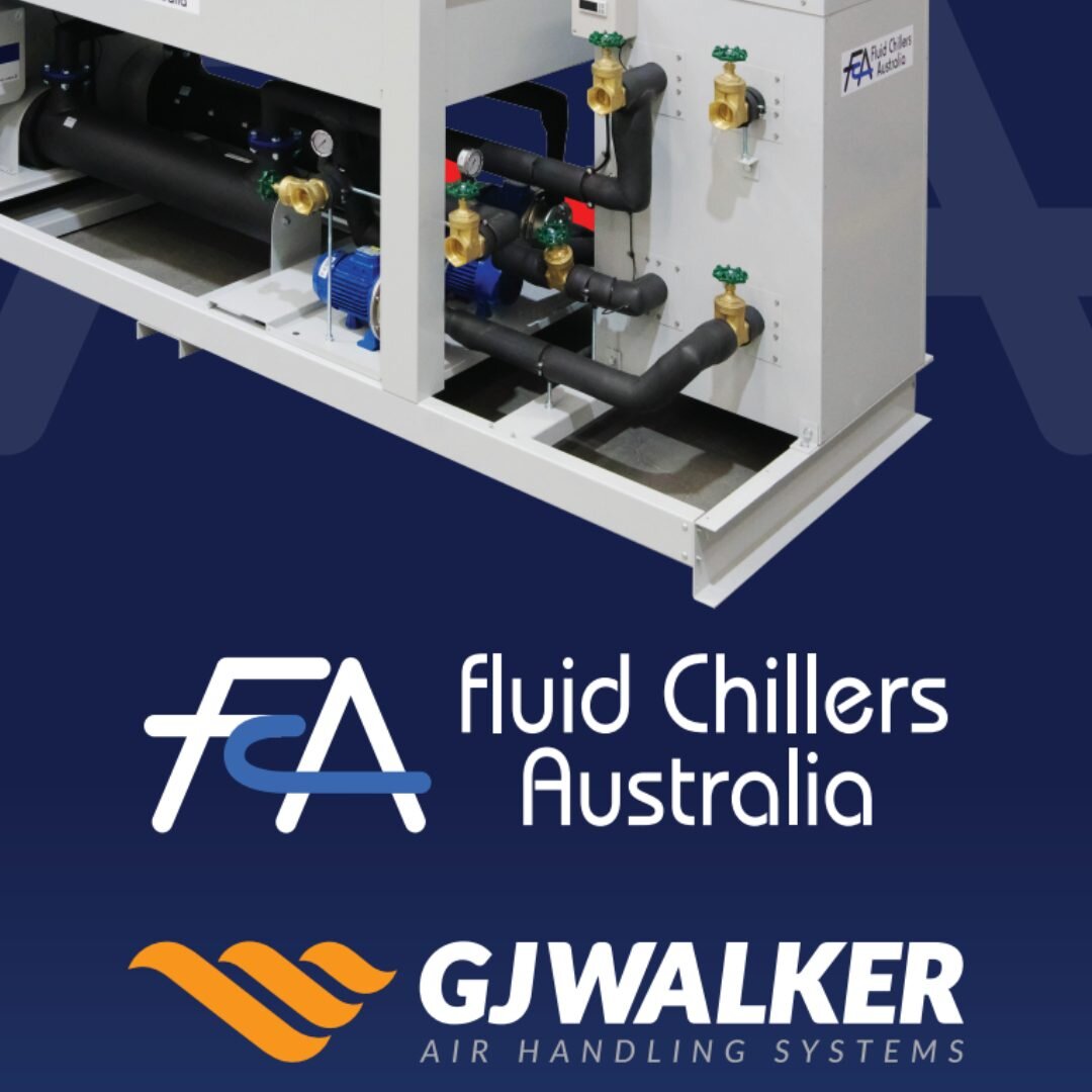 Benefitting from over five decades of refrigeration and chiller proficiency, we partner with the team at GJ Walker for robust and reliable HVAC solutions.  Our Melbourne-based chiller manufacturing facility sits alongside the GJ Walker Air Handling S