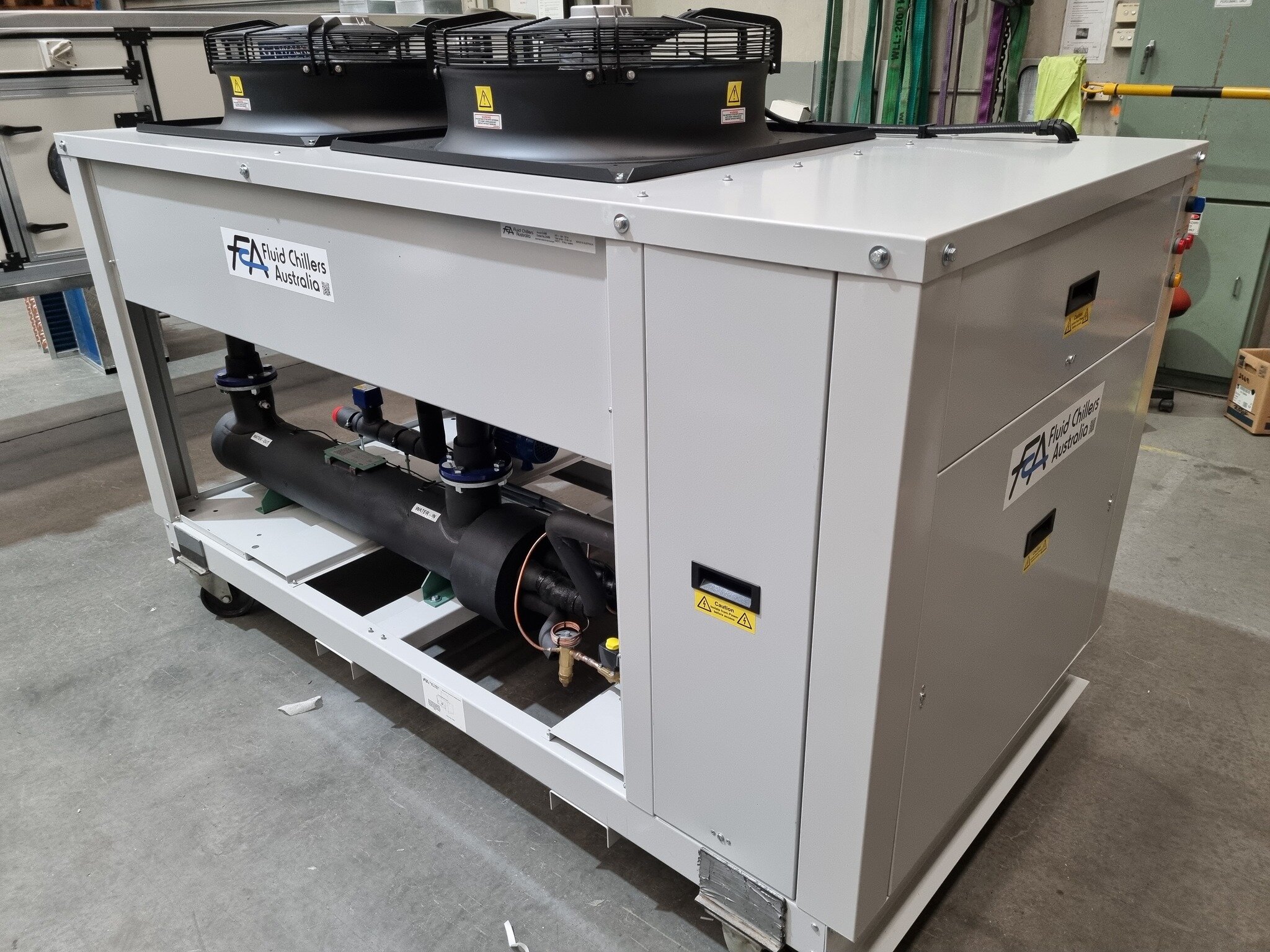 At Fluid Chillers Australia we keep chillers in stock. They are manufactured in Australia to suit Australia&rsquo;s harsh conditions.

Our CA66 &amp; CA96 models are currently available, with the following specifications:

-Down to -10&deg;C supply g