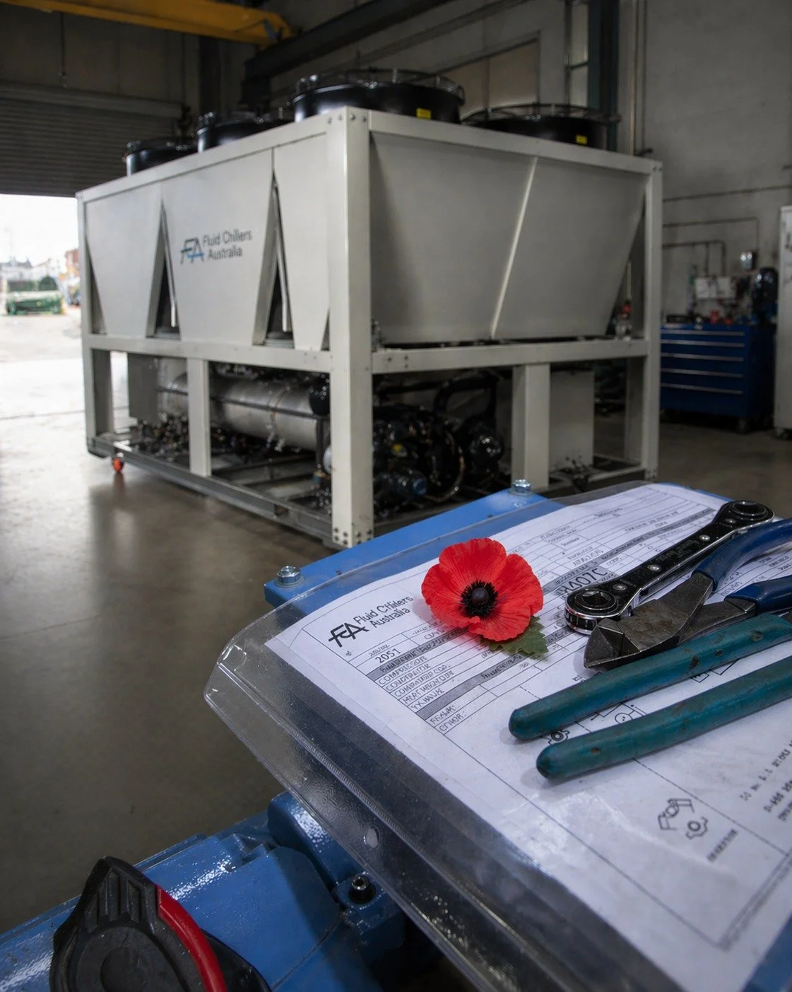 Although it&rsquo;s not a public holiday in Melbourne this year, the team at Fluid Chillers Australia will still take a moment to recognise the service and sacrifice of those who have served and continue to serve, during ANZAC Day tomorrow.

The team