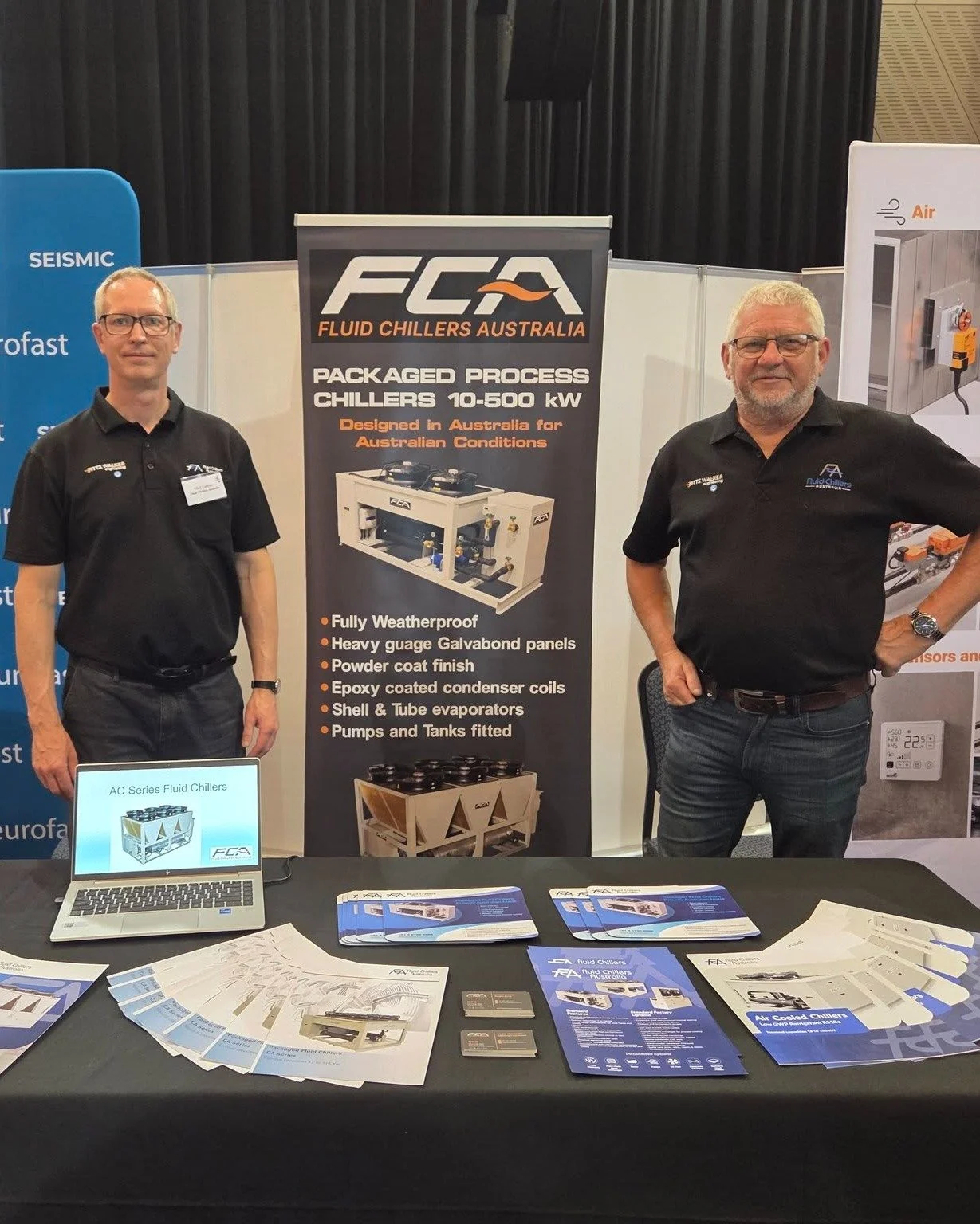 Adelaide, Chris and Vlad have arrived!

Make sure you drop by the FCA stand and say 'Hi' if you're at the AIRAH Industry Night.

See you soon!

#Chillers #FluidChillers #AustralianMade #AIRAH #Adelaide