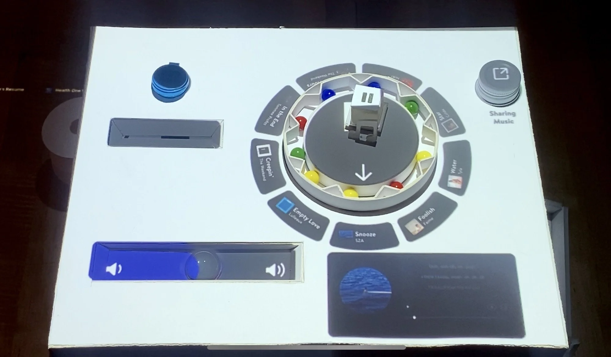Tangible Music Player — Vivian Miao