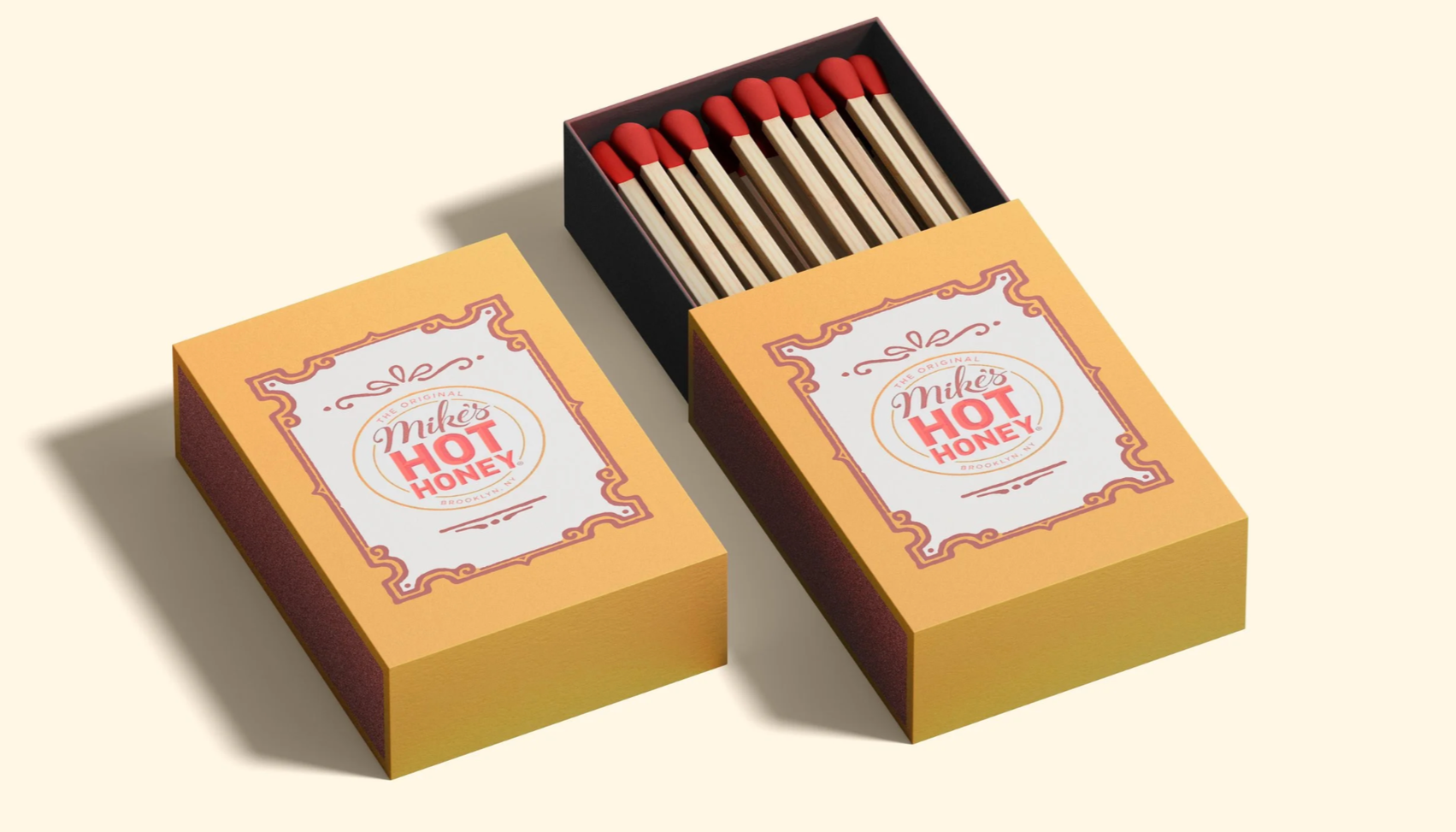 Mike's Hot Honey Branded Matches 