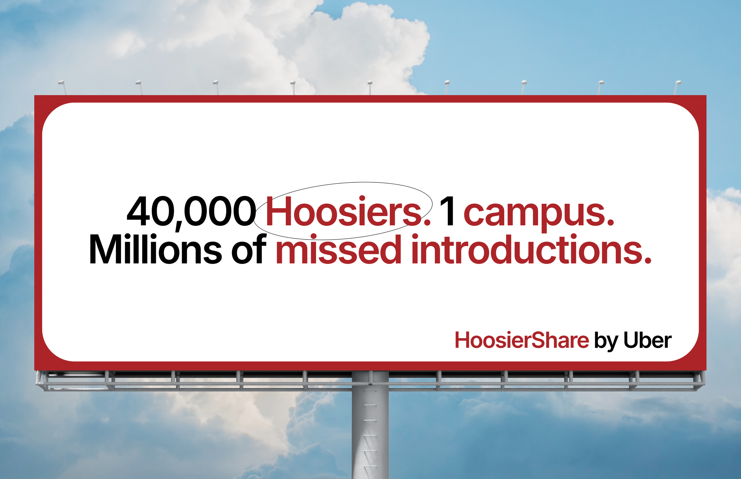 With 40,000 students on campus, HoosierShare transforms transportation into an opportunity for connection. Copywriter: Aurora Young