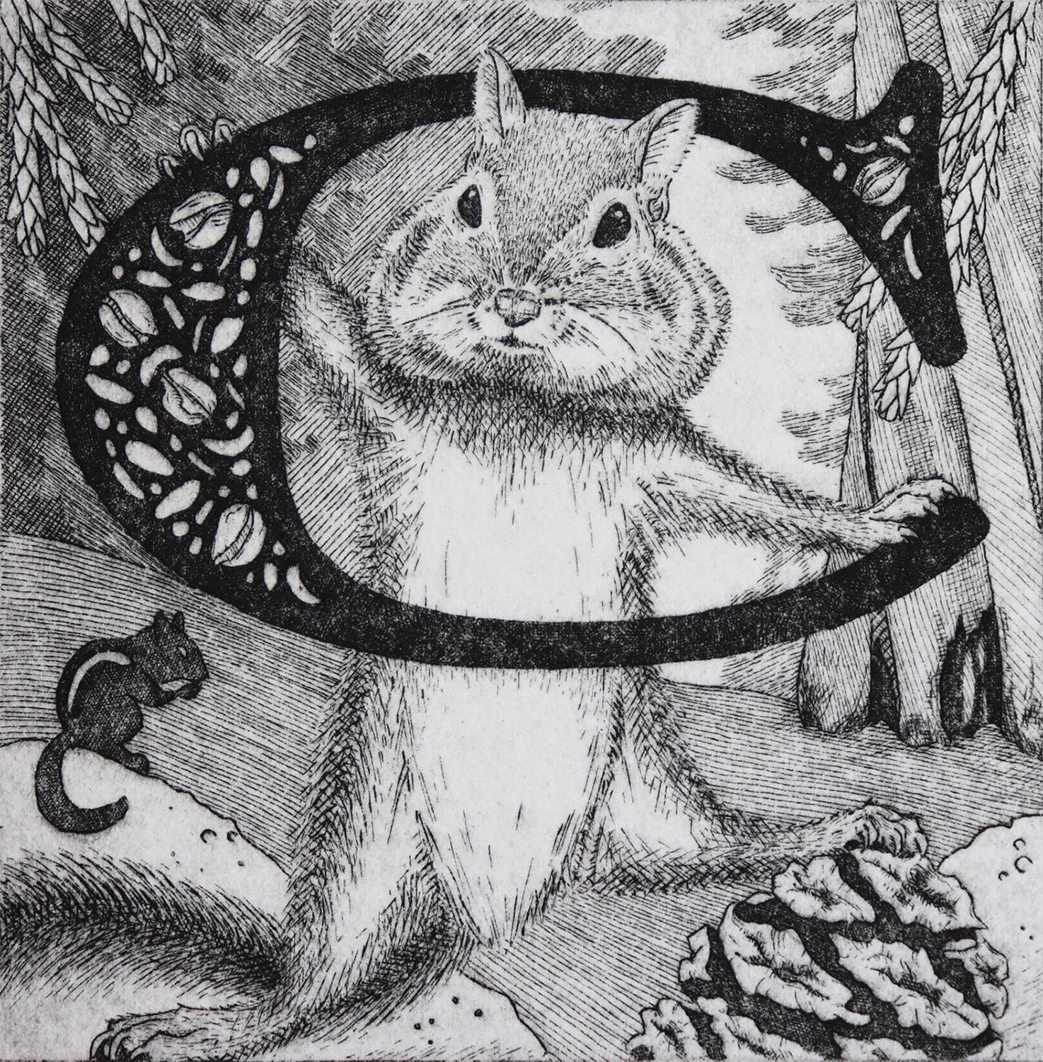 Chipmunk, by David Butz