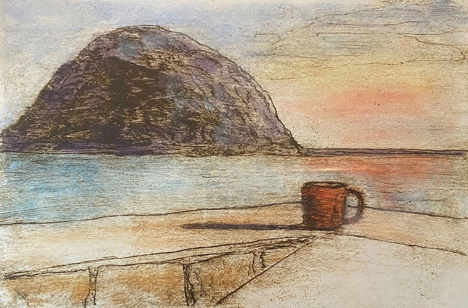 Sunrise, Morro Rock, by Cheryl Barton-Petrie