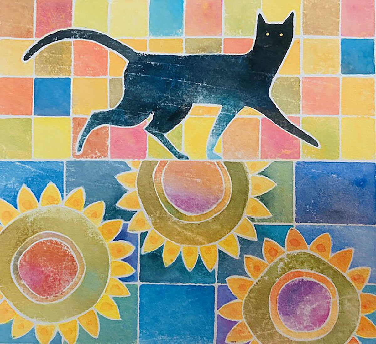 Sunflowers, by Helen K Davie