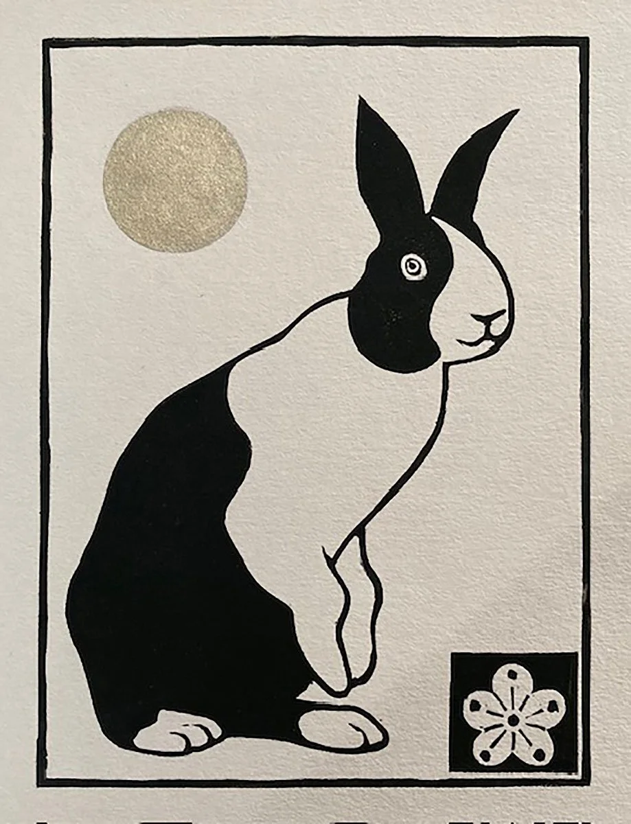 Silver Moon & Rabbit, by Helen K Davie