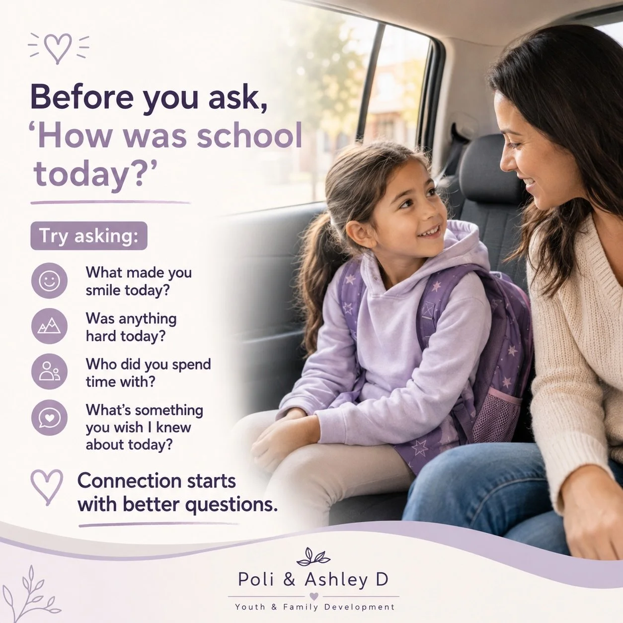 Back-to-school season comes with a lot of questions for our kids. 

&ldquo;How was school?&rdquo;
&ldquo;Did you behave?&rdquo;
&ldquo;Do you have homework?&rdquo;
&ldquo;What did you learn?&rdquo;

And usually&hellip; we get:

&ldquo;Good.&rdquo;
&l
