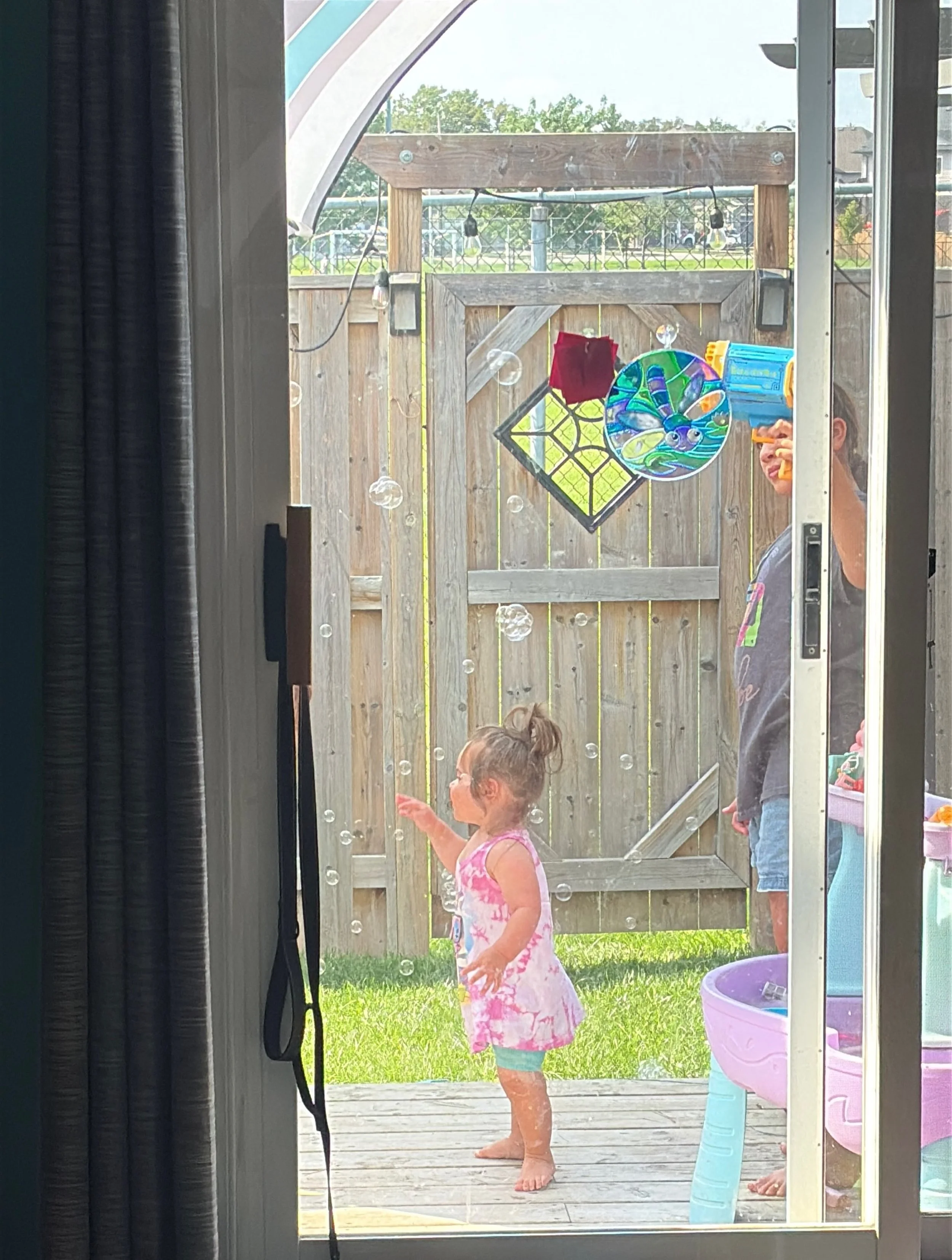 Watching from a window 🪟 🫧

How many of us had visions, hopes and expectations of what summer was going to look like? 🙋🏻&zwj;♀️

As I watched the kids playing outside the other day, I was reminded of the spaces where things didn&rsquo;t quite tur