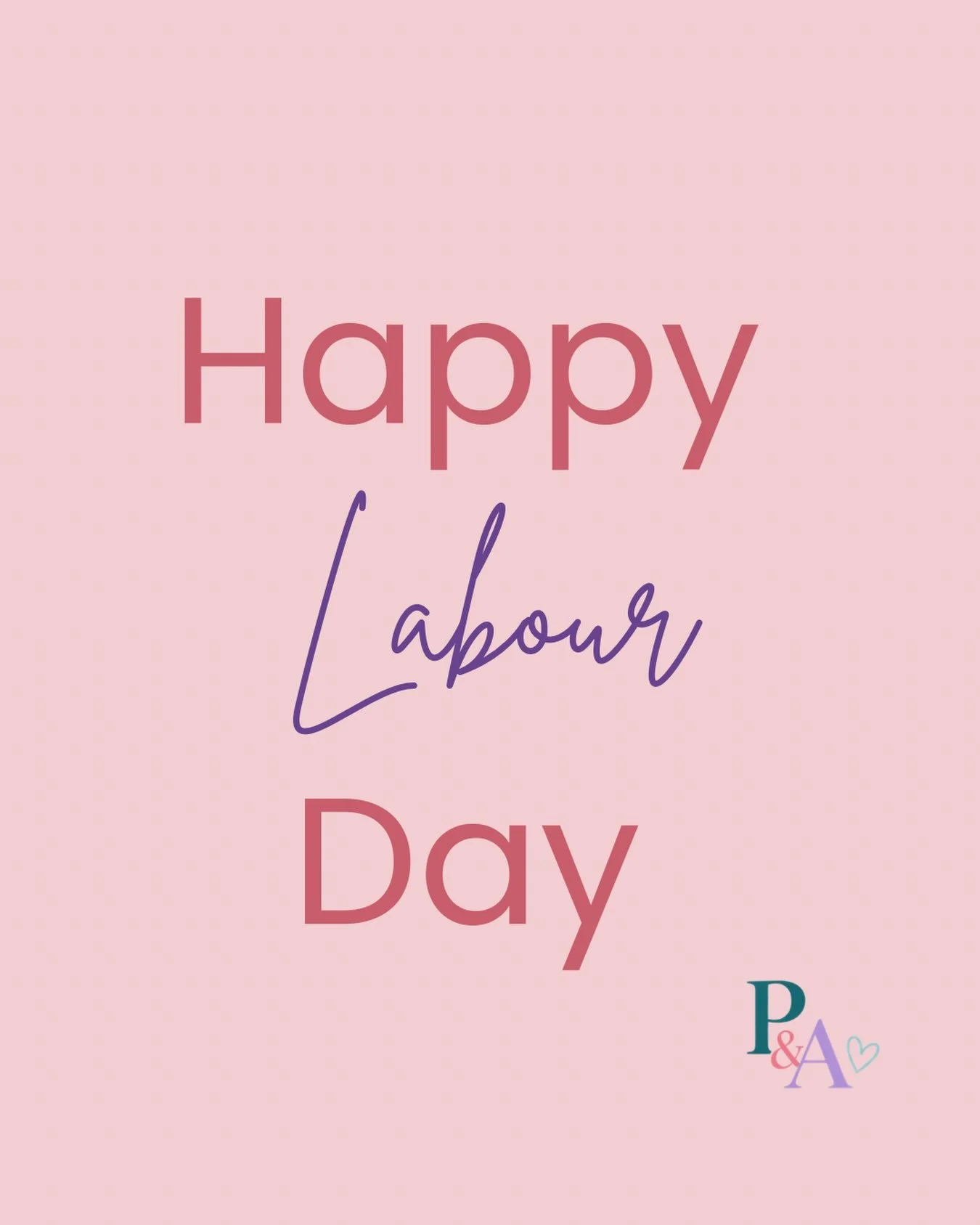 Happy Labour Day! 🇨🇦💜

Wishing you a day to slow down, enjoy some time with the people you love, and soak up these last little moments of summer. ☀️

From our family to yours, have a safe and happy long weekend!