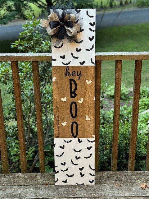 12x48 Porch Leaner (Hey Boo)