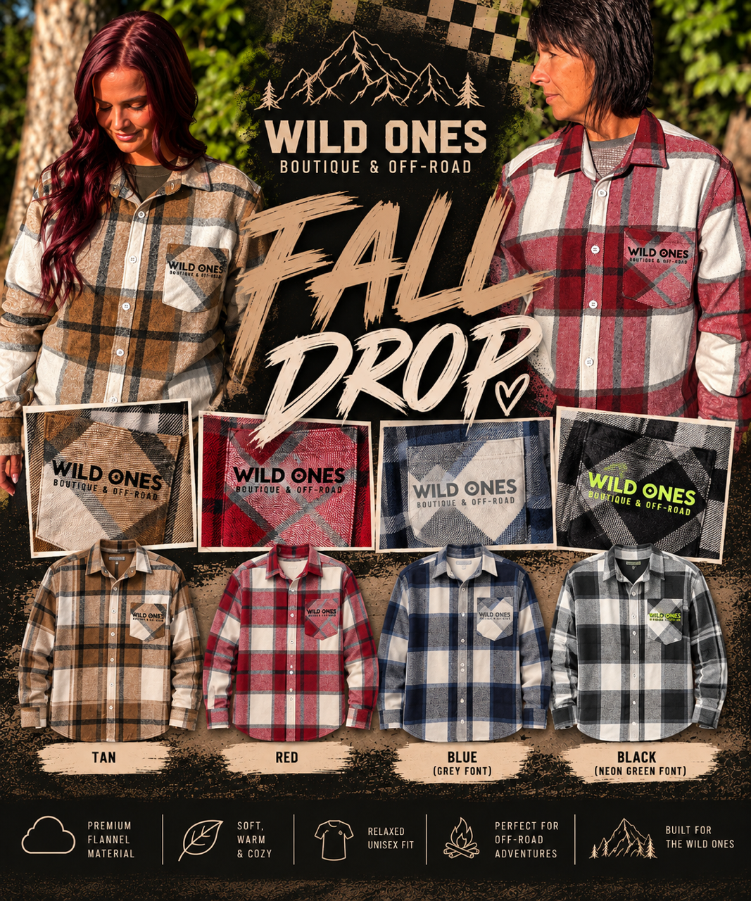 Wild Ones Merch Flannel