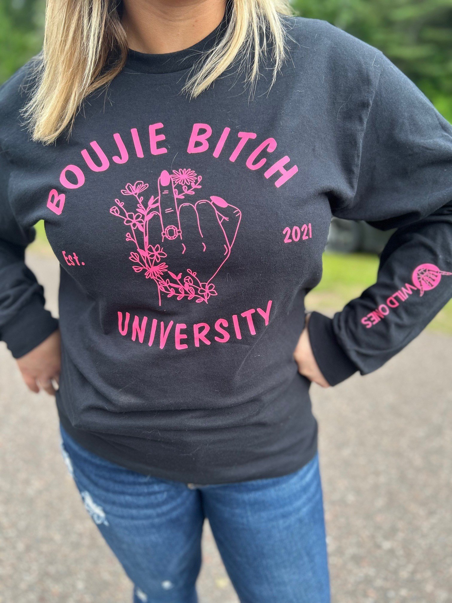 "Bouje B University" Long Sleeve