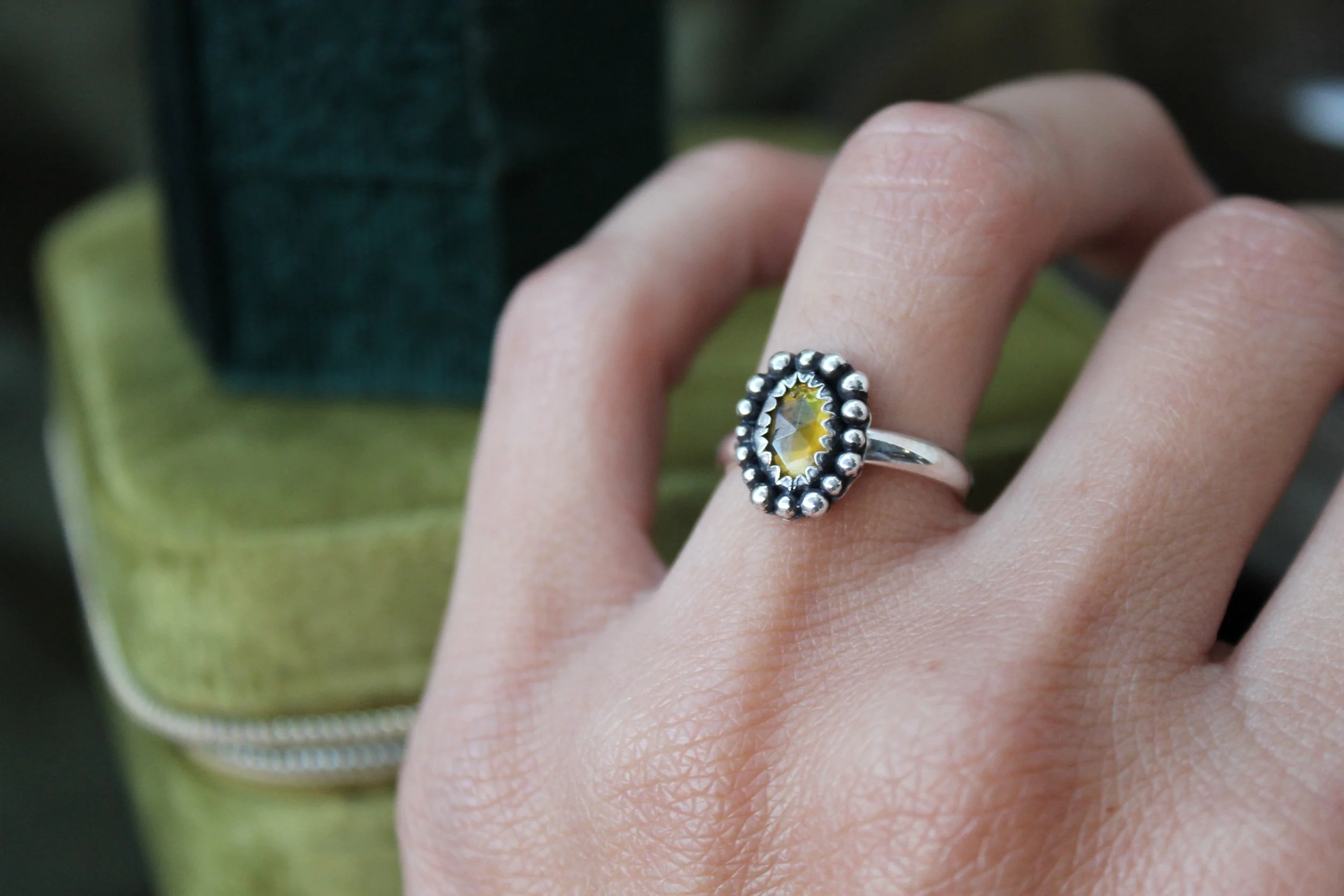 Aphrodite's Petals Tourmaline Ring