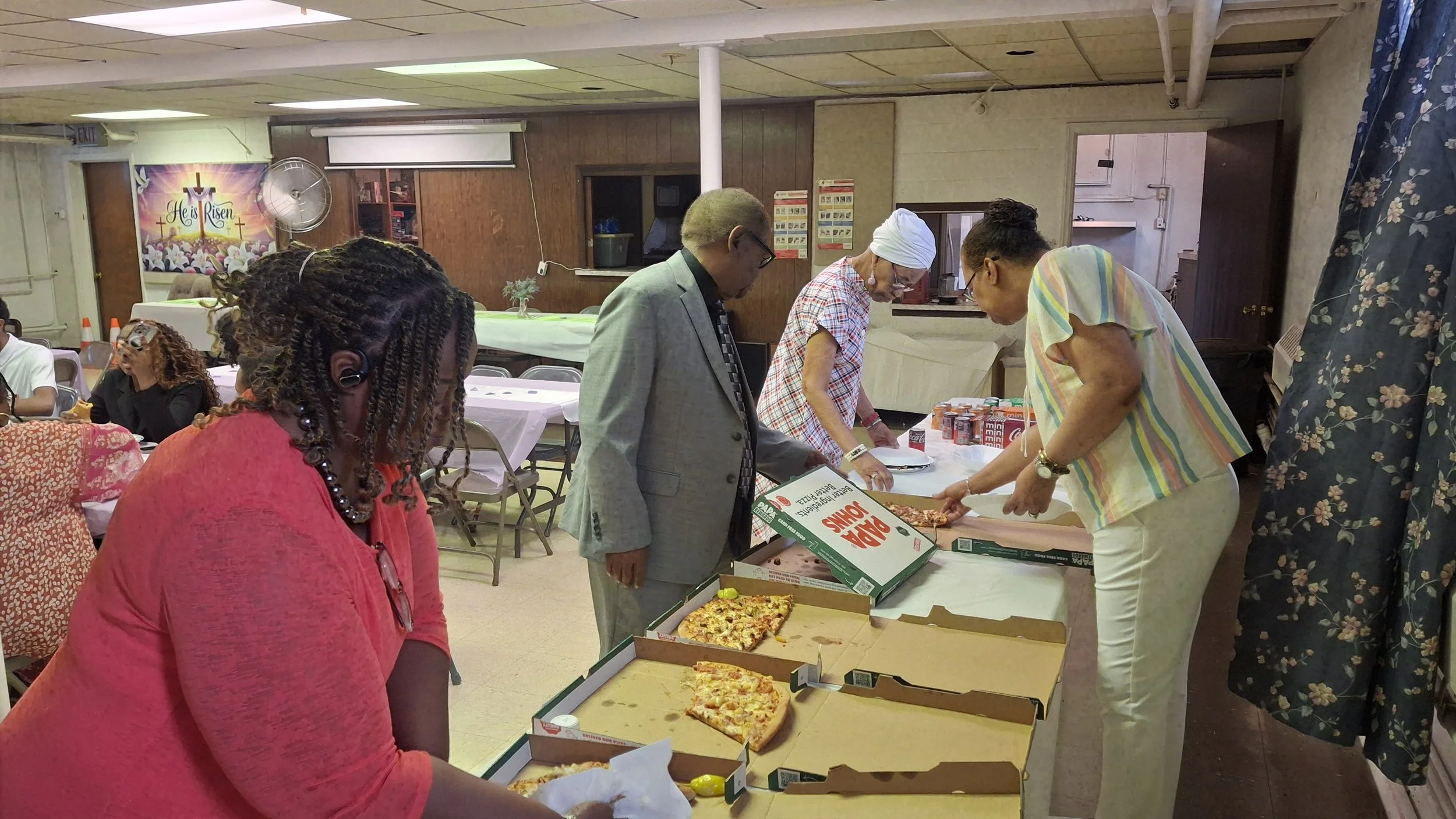 Fellowship after the service .jpg