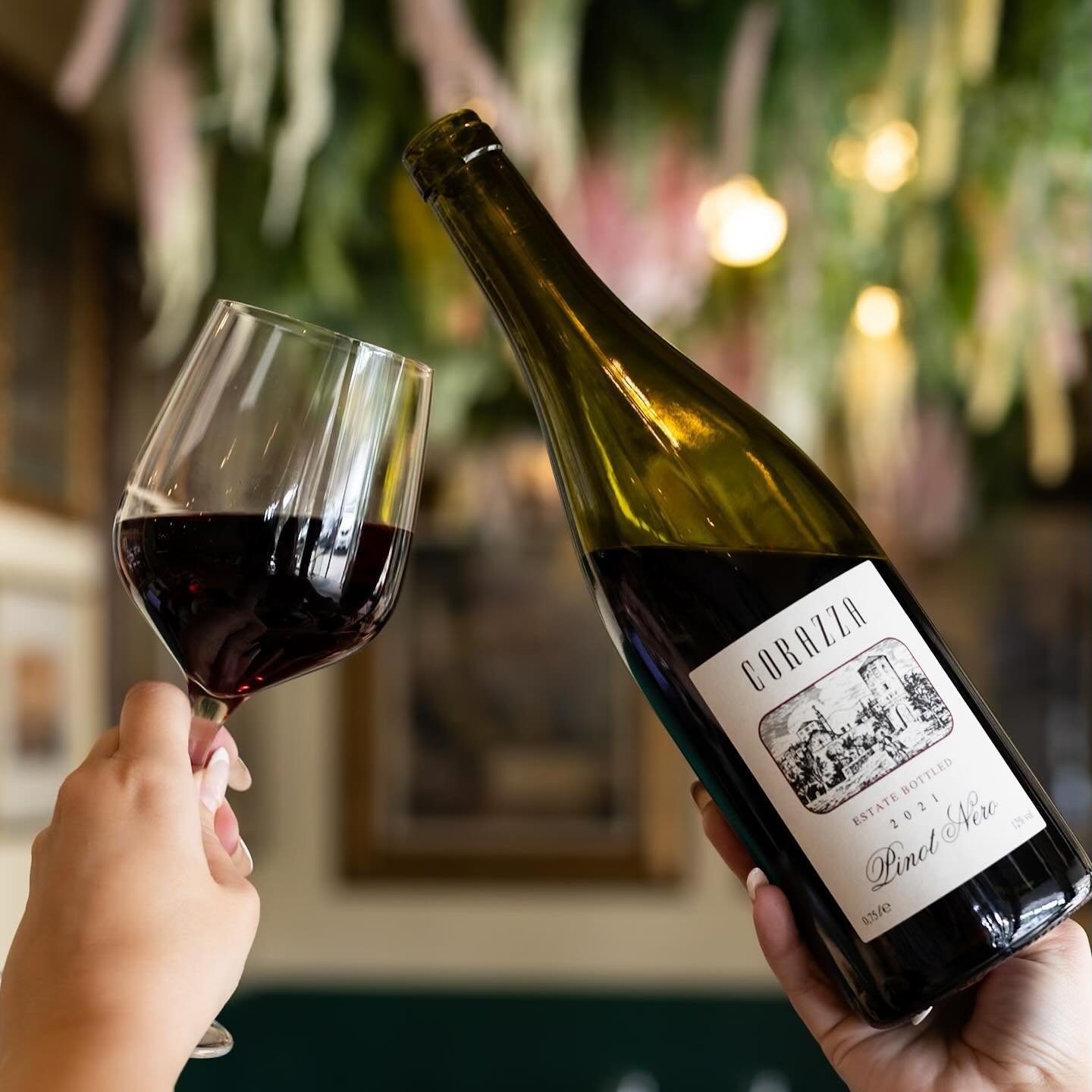 Cheers to time spent at Aromi! 🍷🍽️ #sdfoodie #italianstyle