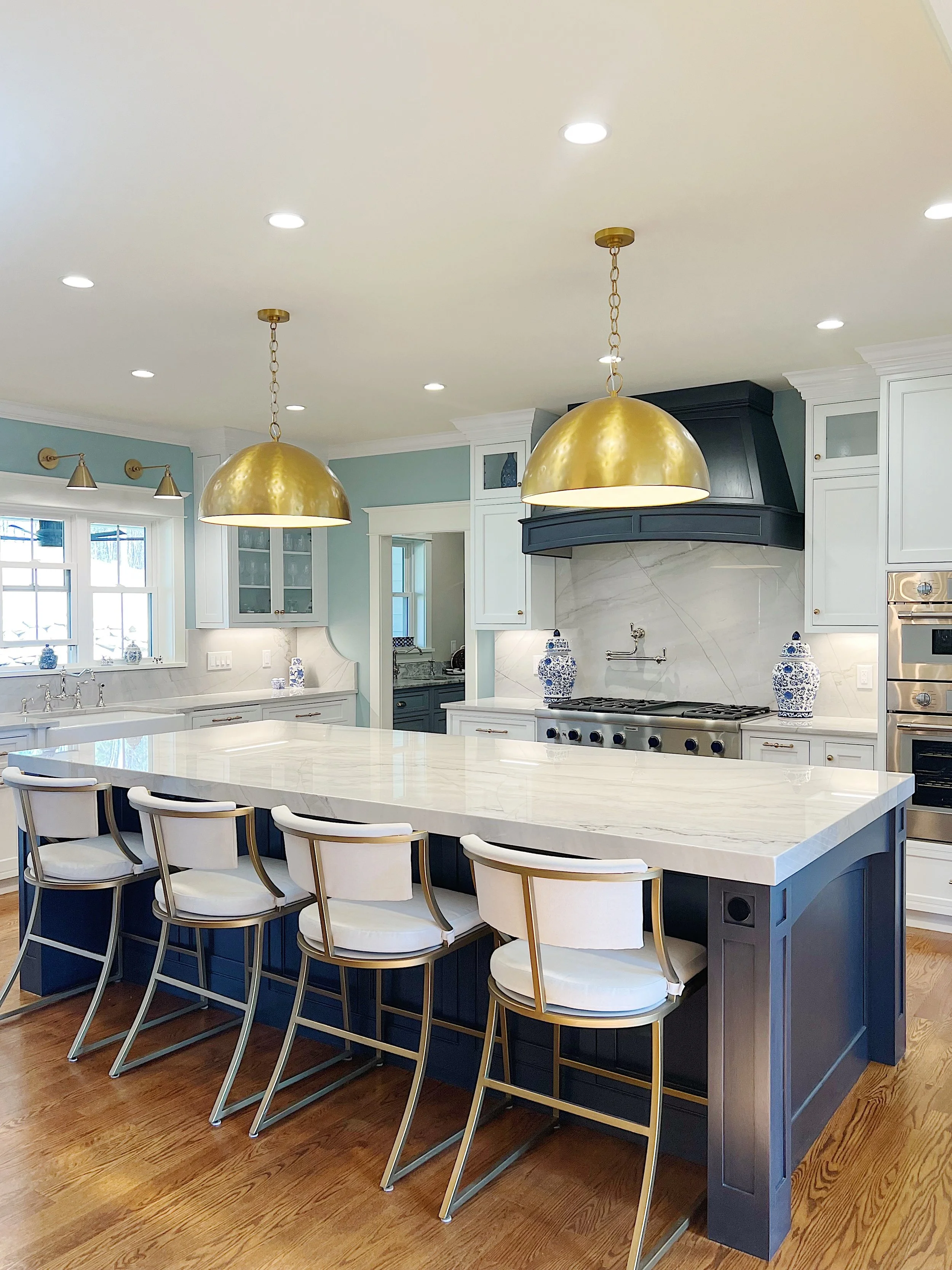 Traditional With Glam Accents Kitchen Remodel in Boylston, MA by Spotlight Kitchen and Bath Design Center project photo