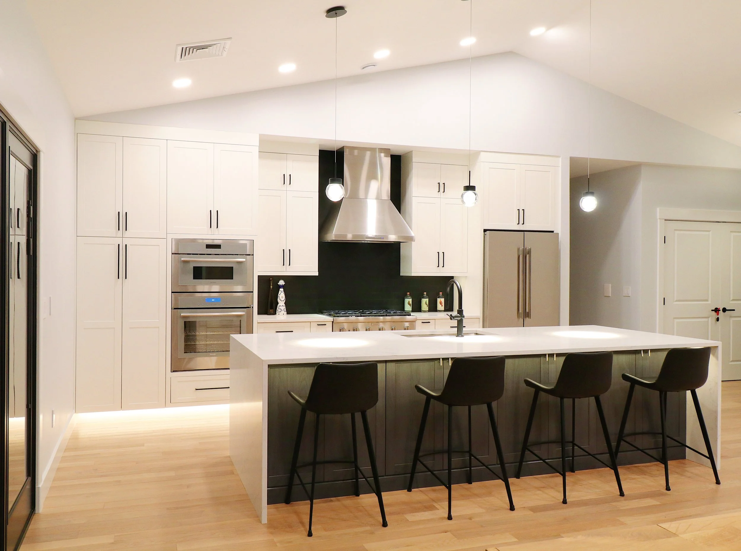 Contemporary Kitchen Remodel in Shrewsbury, MA by Spotlight Kitchen and Bath Design Center project photo