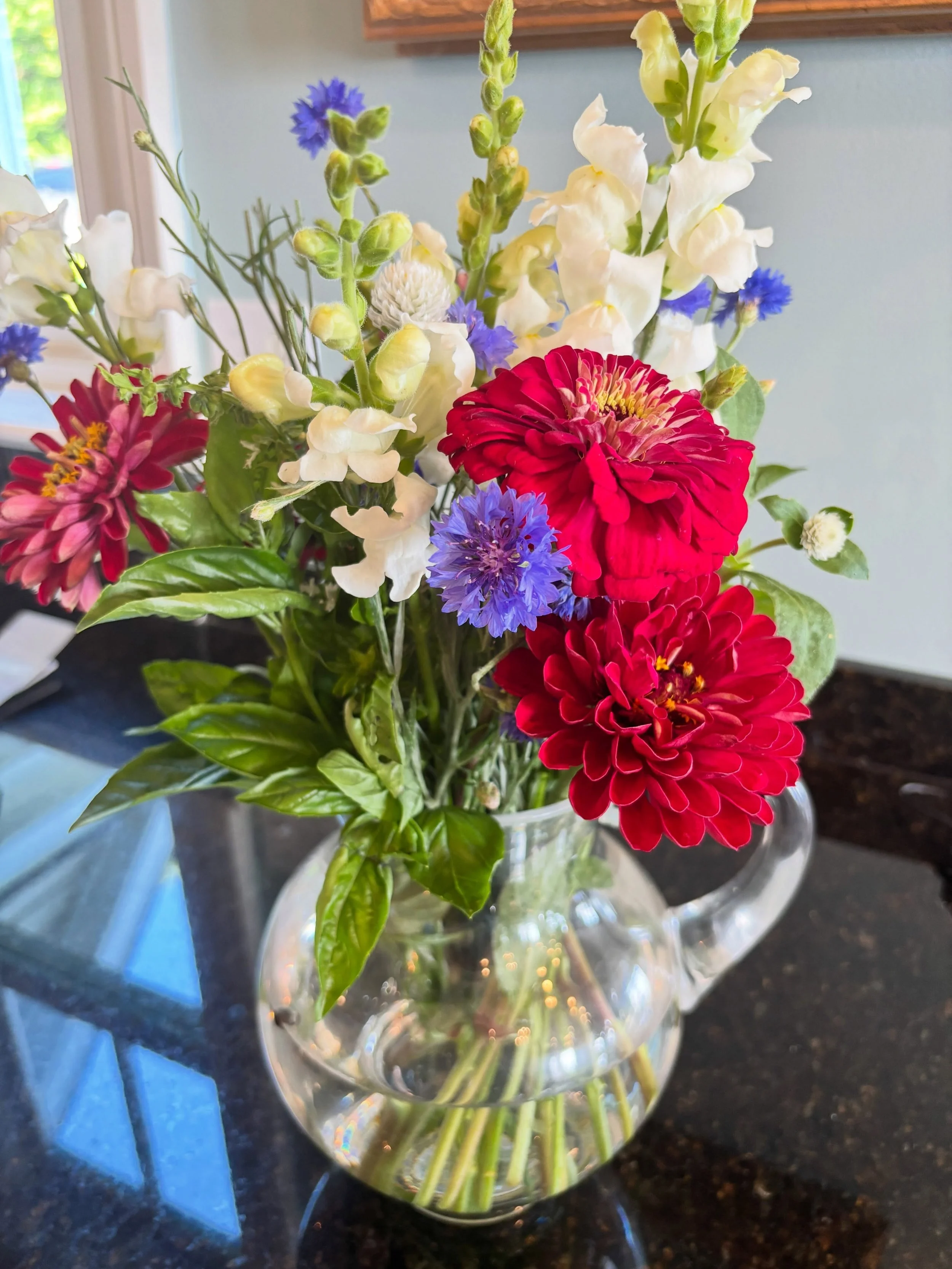 Hope everyone is enjoying the holiday weekend! We had this week off for the CSA and had a spare moment (despite the crazy heat wave) to spend time with friends and enjoy these pretty flowers. It&rsquo;s taken us a while to learn the ropes on what flo