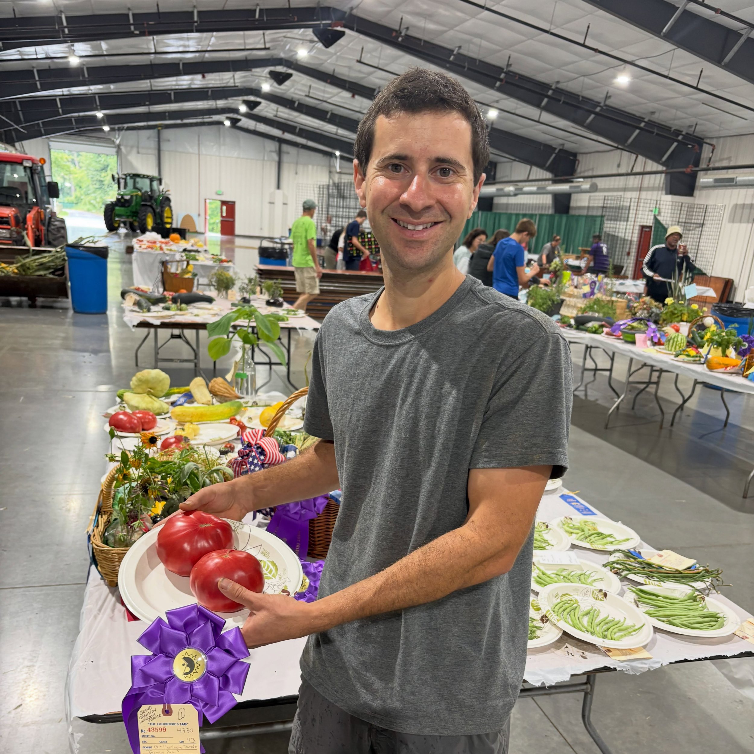 Very proud of our first place heirloom tomatoes and other veggies at the @howardcountyfair A few other photos from the last few weeks - excited to start getting things ready for our #fallCSA