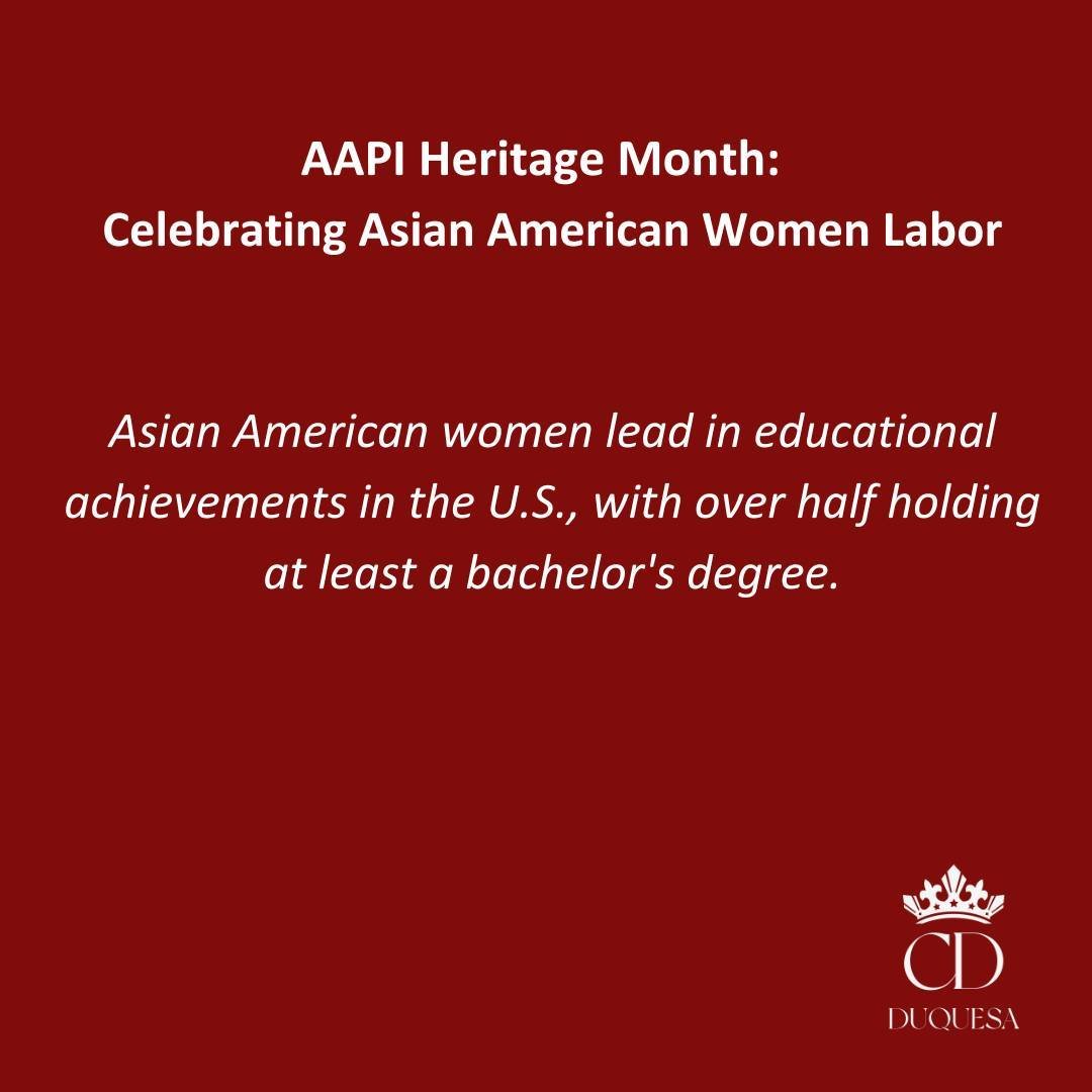 π Did you know? Asian American women lead in educational achievements in the U.S., with over half holding at least a bachelor's degree. Let's celebrate their dedication to learning and success! ππ©‍π #EducationEmpowerment #AAPIHeritageMonth #A