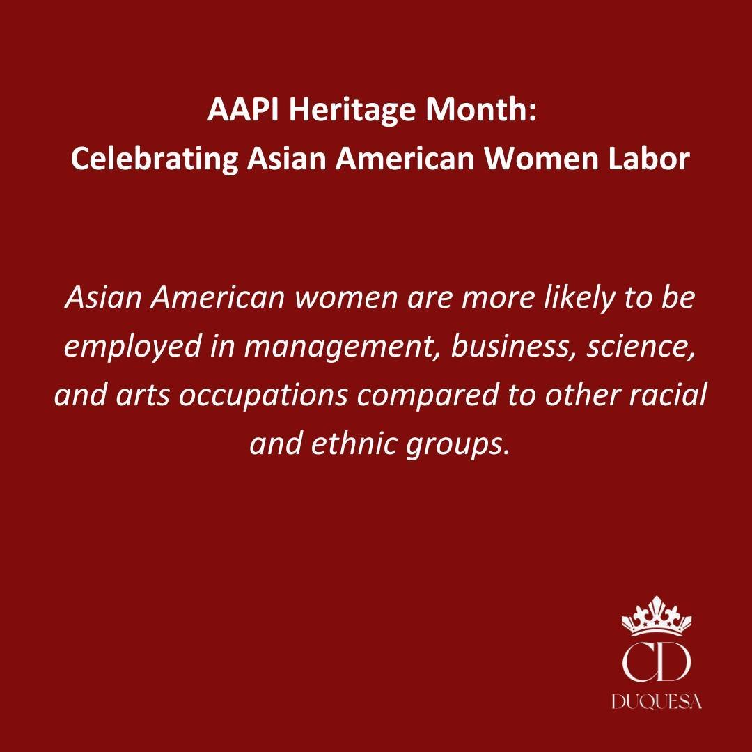π Breaking Barriers! Asian American women excel in management and arts occupations, diversifying the workforce and showcasing their skills and talent. Let's celebrate their contributions and empower them to reach even greater heights! πΌπ¨ #AAPIHeri