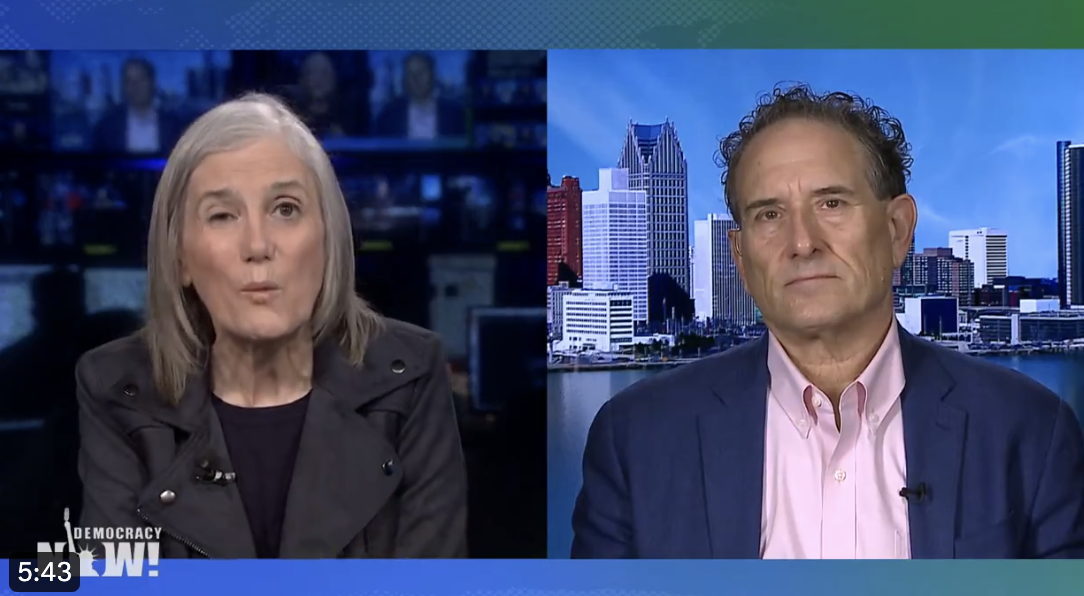 Democracy Now Interviews Former Congressmember Andy Levin