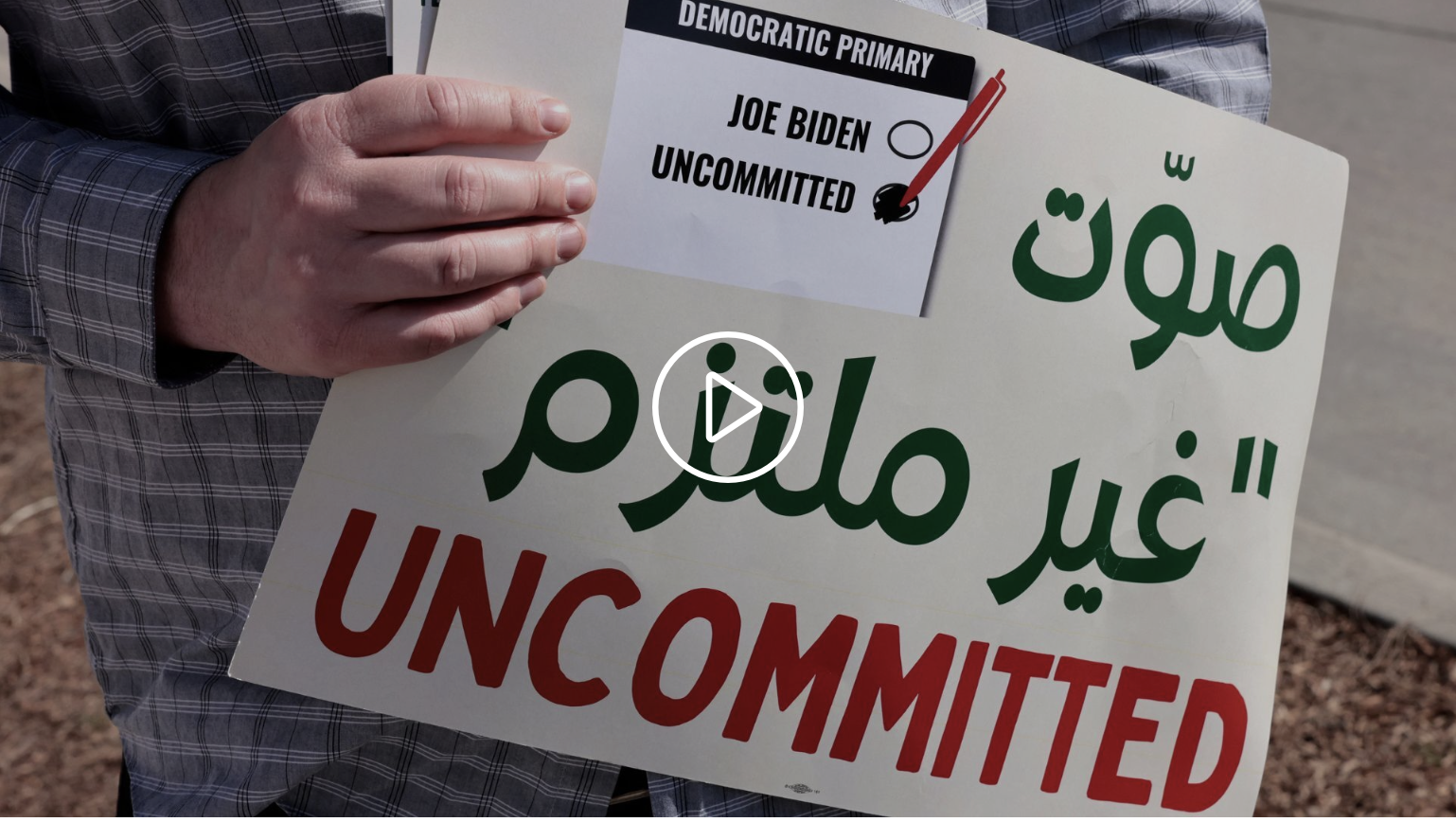 How the Uncommitted Vote Against Biden’s Gaza Policy is going ‘National’