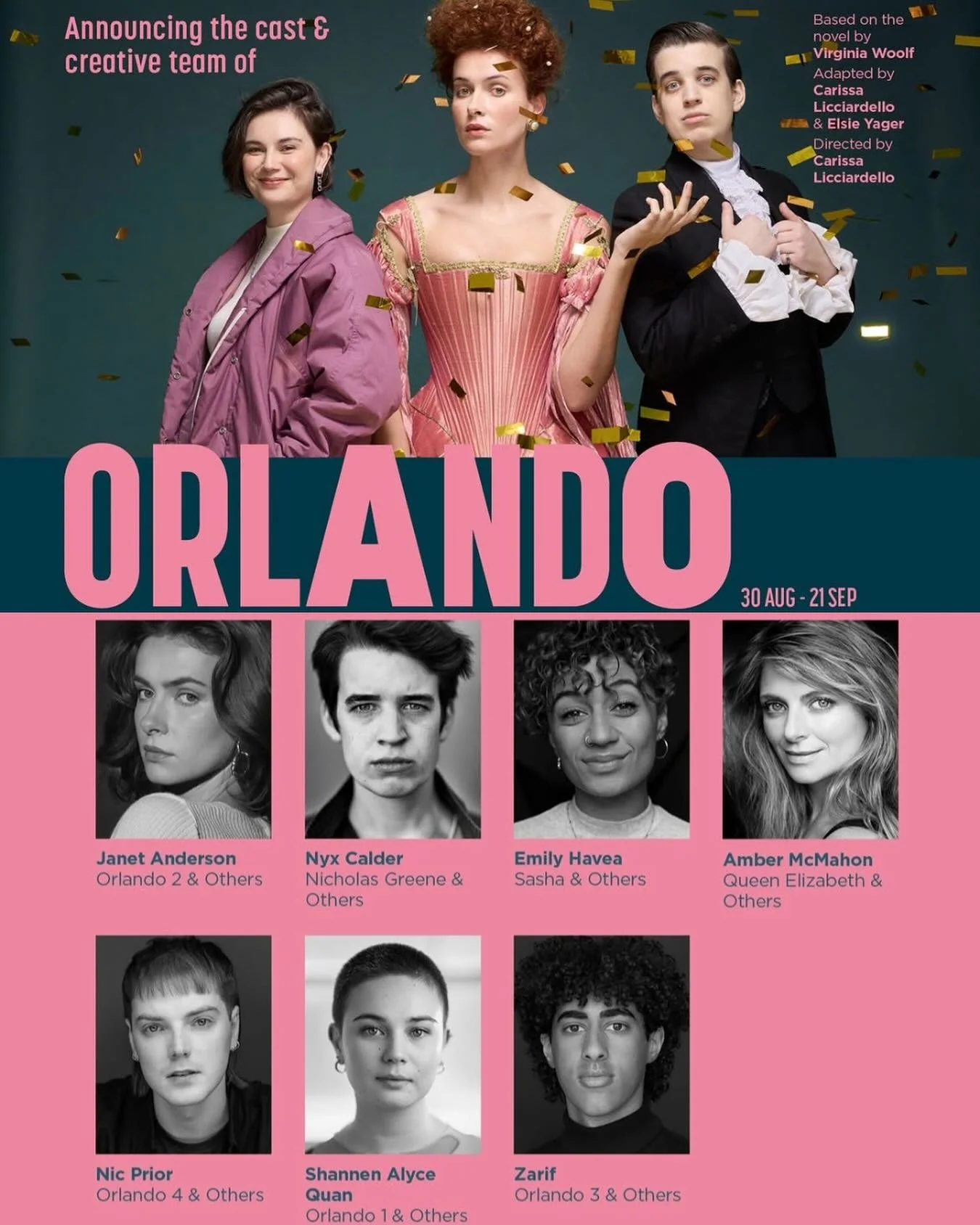 The talented @z.ariif will be taking the stage at Belvoir St. Theatre&rsquo;s upcoming production of Orlando! 🎭 

Premiering at Belvoir 30 Aug - 21 Sept. Tickets available now!
@belvoirst