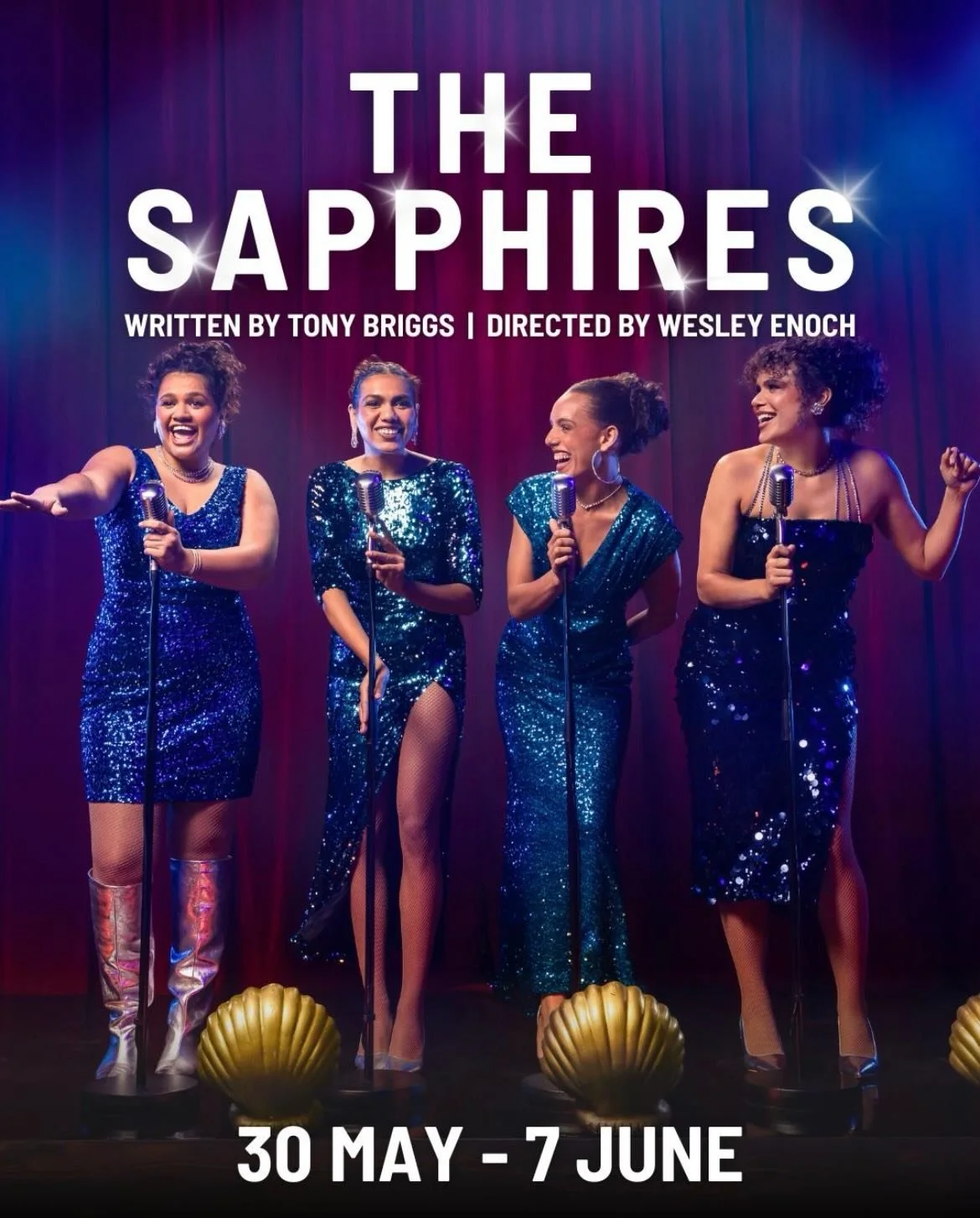 So proud of Ruby Henaway and her magnetic performance in THE SAPPHIRES as Cynthia McCrae 🌟

After a lively sold-out season at the Billie Brown Theatre, The Sapphires is travelling to the Canberra. 

Performances from 30 May - 7 June at The Playhouse