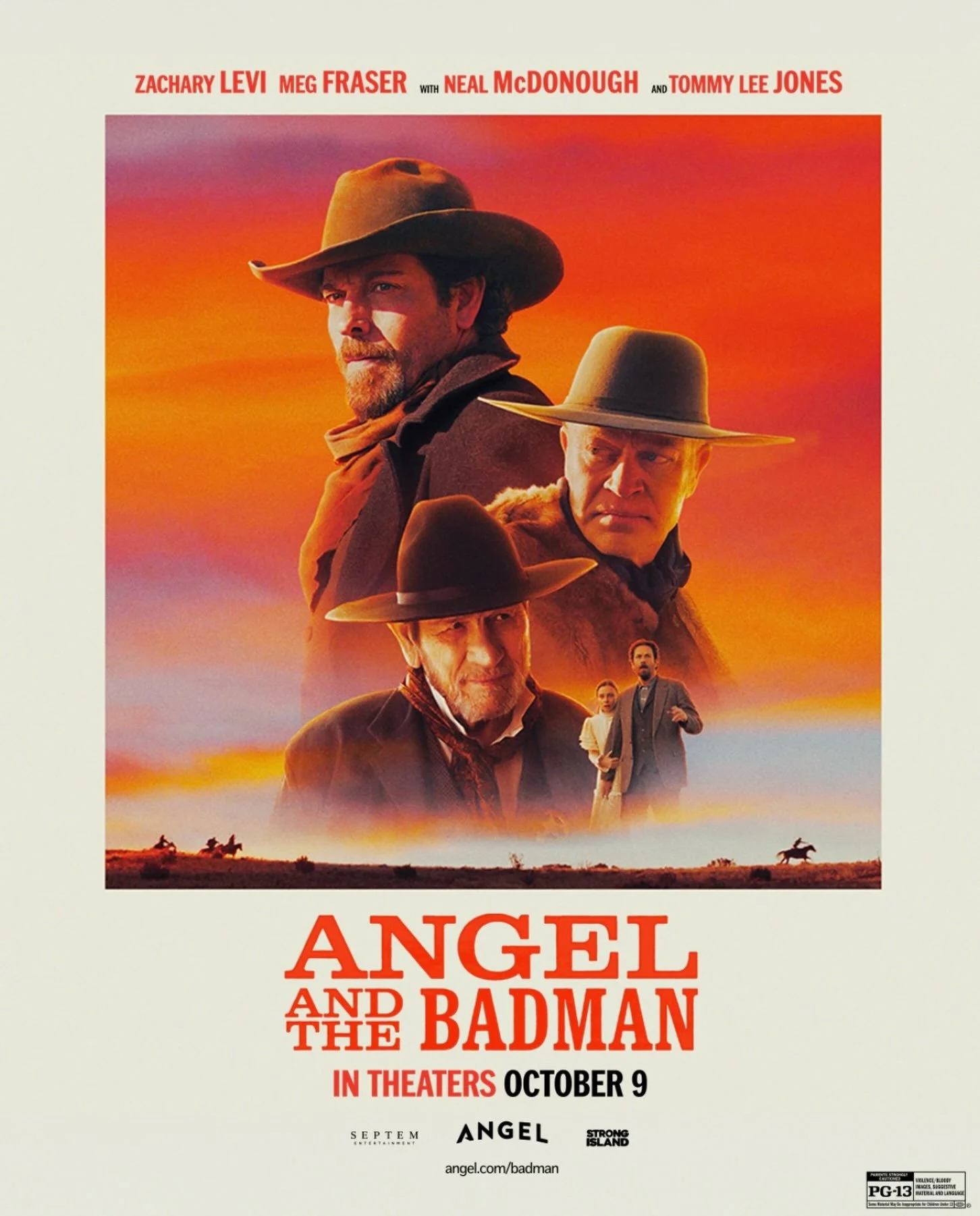 The incredible Meg Fraser stars alongside Tommy Lee Jones, Zachary Levi, and Neal McDonough in Angel and the Badman 🎞️🎥

Coming to US theatres October 9 🎟️ 
Cannot wait! ⭐️ 

@megfraserrr 
@angel