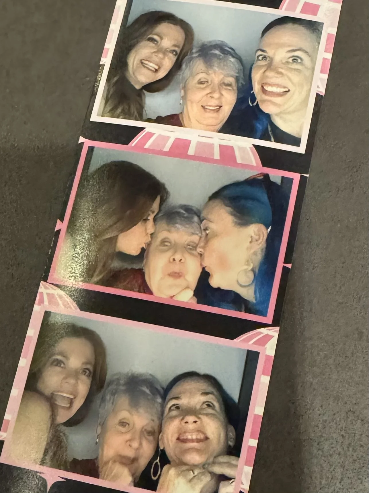 Photo booth fun with Karyn and Cindy 