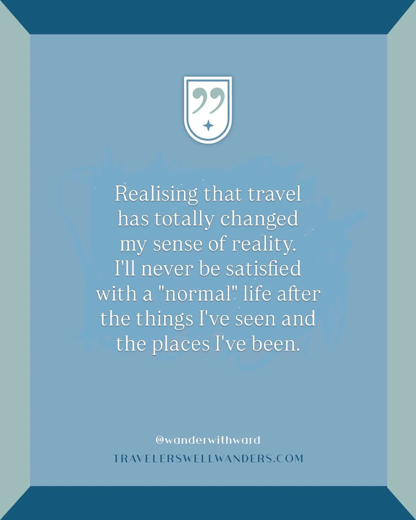 Indeed. Travel Life.

Let&rsquo;s wander.

#wanderwell #midlifetravel ##travellife