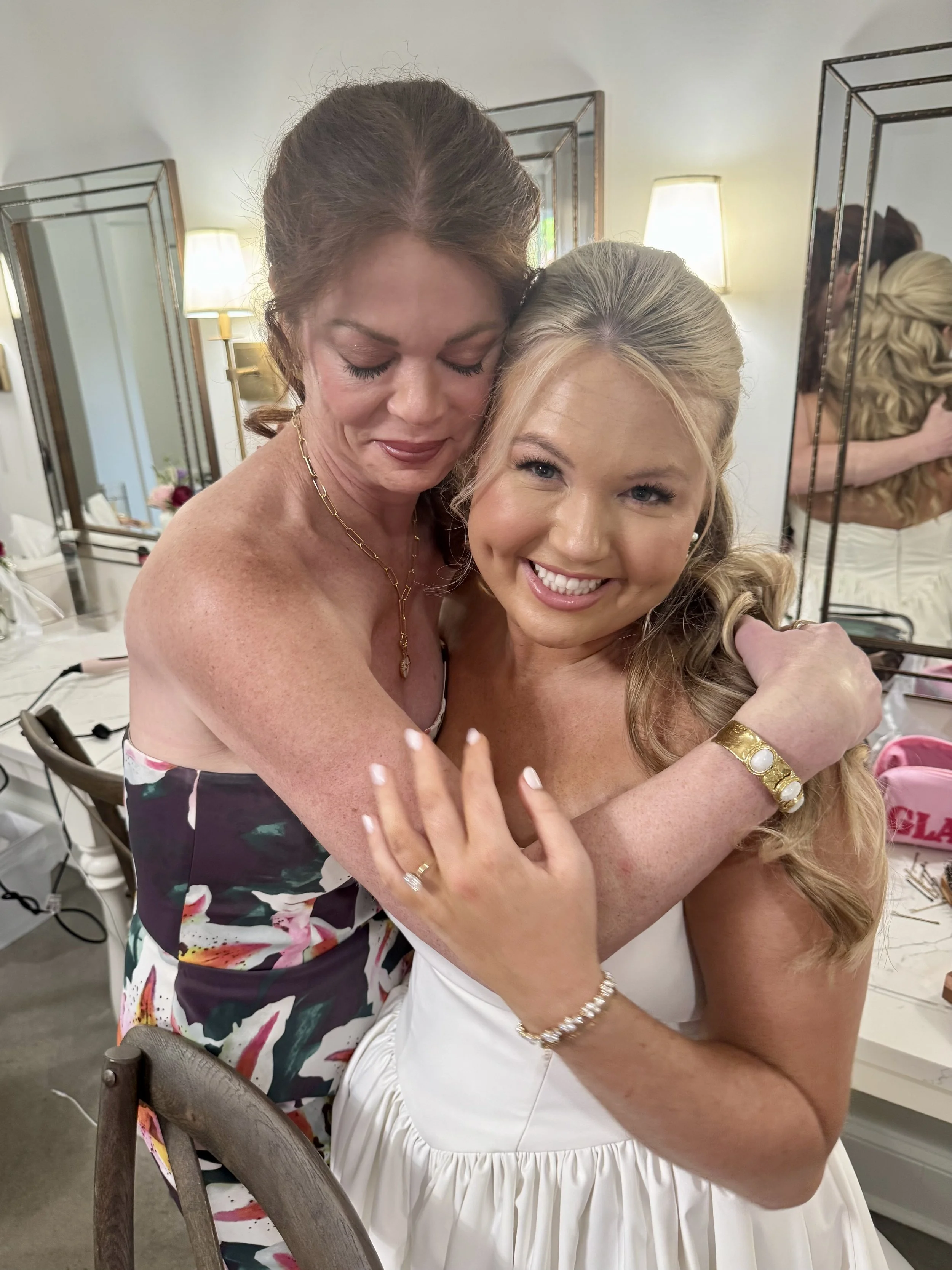 Recreating a picture from my wedding day with her