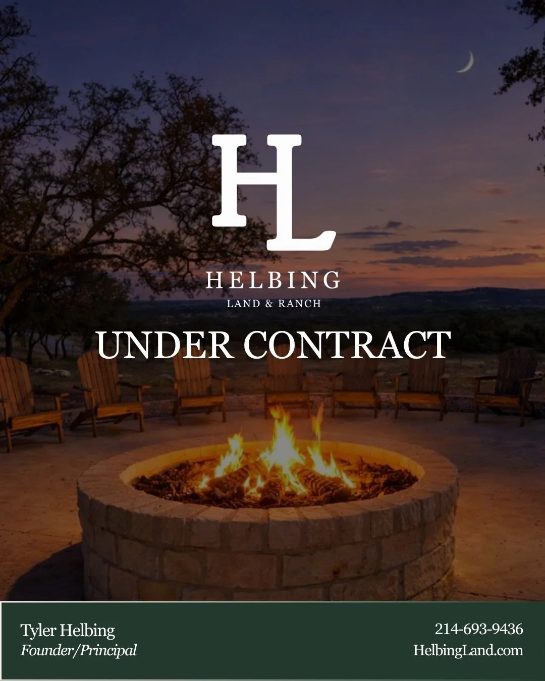 UNDER CONTRACT 

1430 Gibson Best Rd is officially under contract. 260 acres in the heart of Blanco County. 

We&rsquo;re grateful for the opportunity to represent our buyer and friend, and we look forward to seeing their family enjoy this special pr