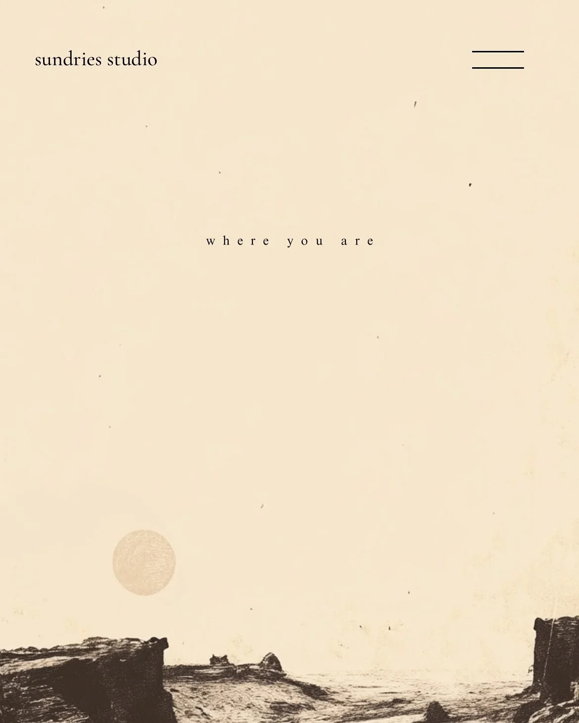 &lsquo;where you are&rsquo;

morison, september 2024
featured artist @livmorison 

sundriesstudio.com