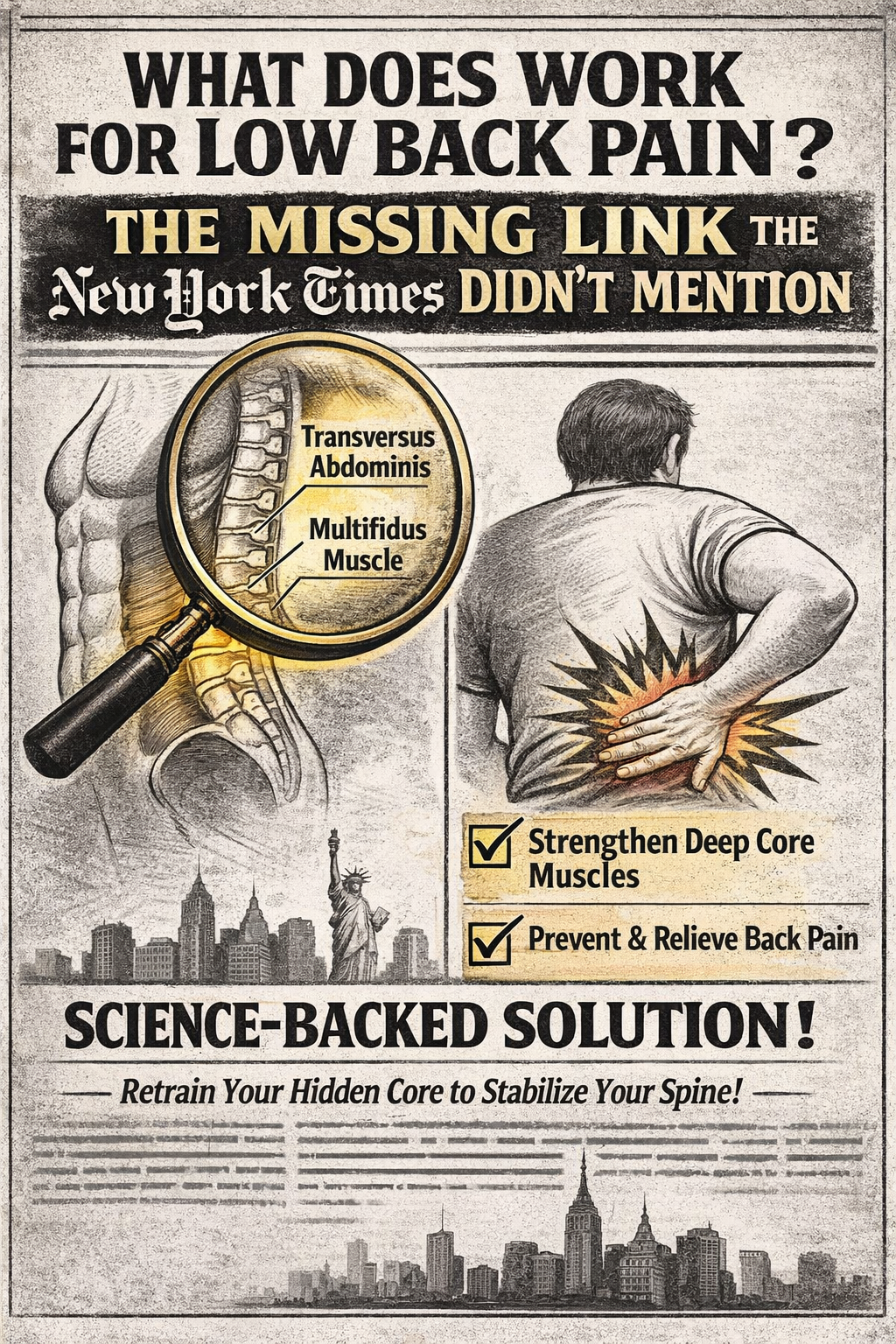 What Does Work for Low Back Pain? The Missing Link the New York Times Didn’t Mention