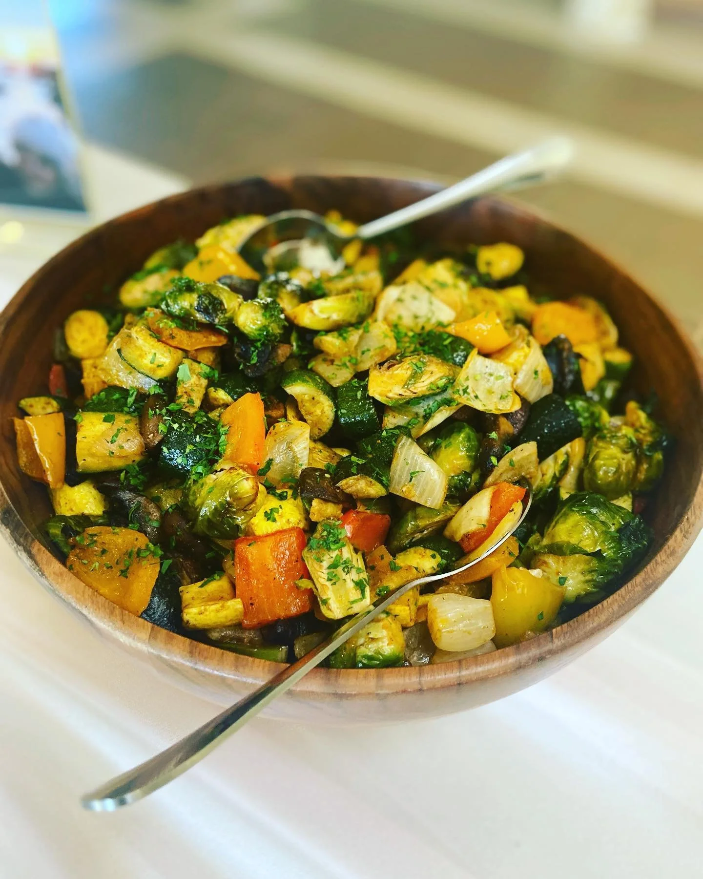 Roasted Veggies in a bowl